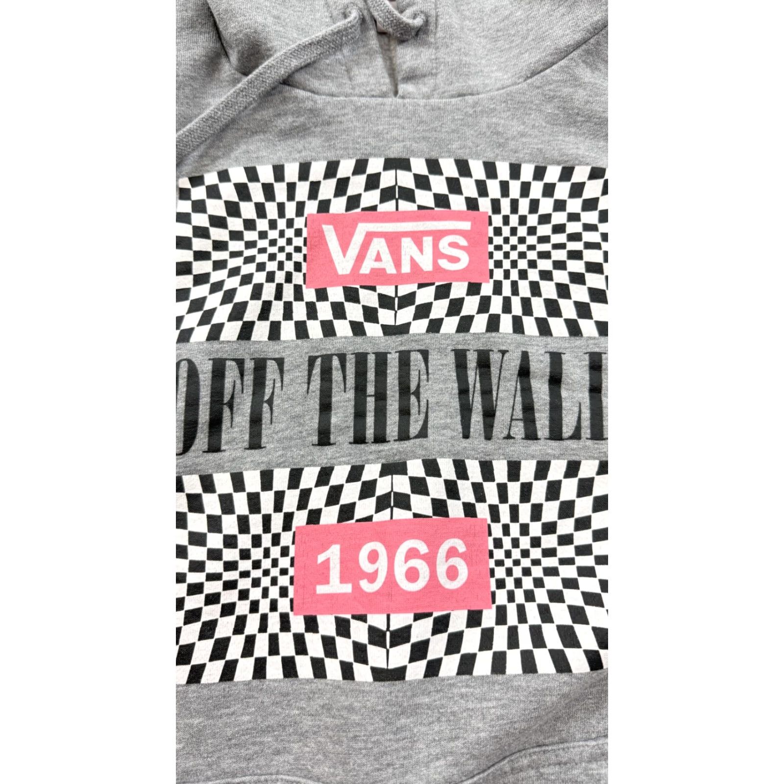 Vans Vans Hoodie Sweatshirt Mens Medium Gray Off The Wall 1966 Graphic Fleece Size US M / EU 48-50 / 2 - 5 Thumbnail