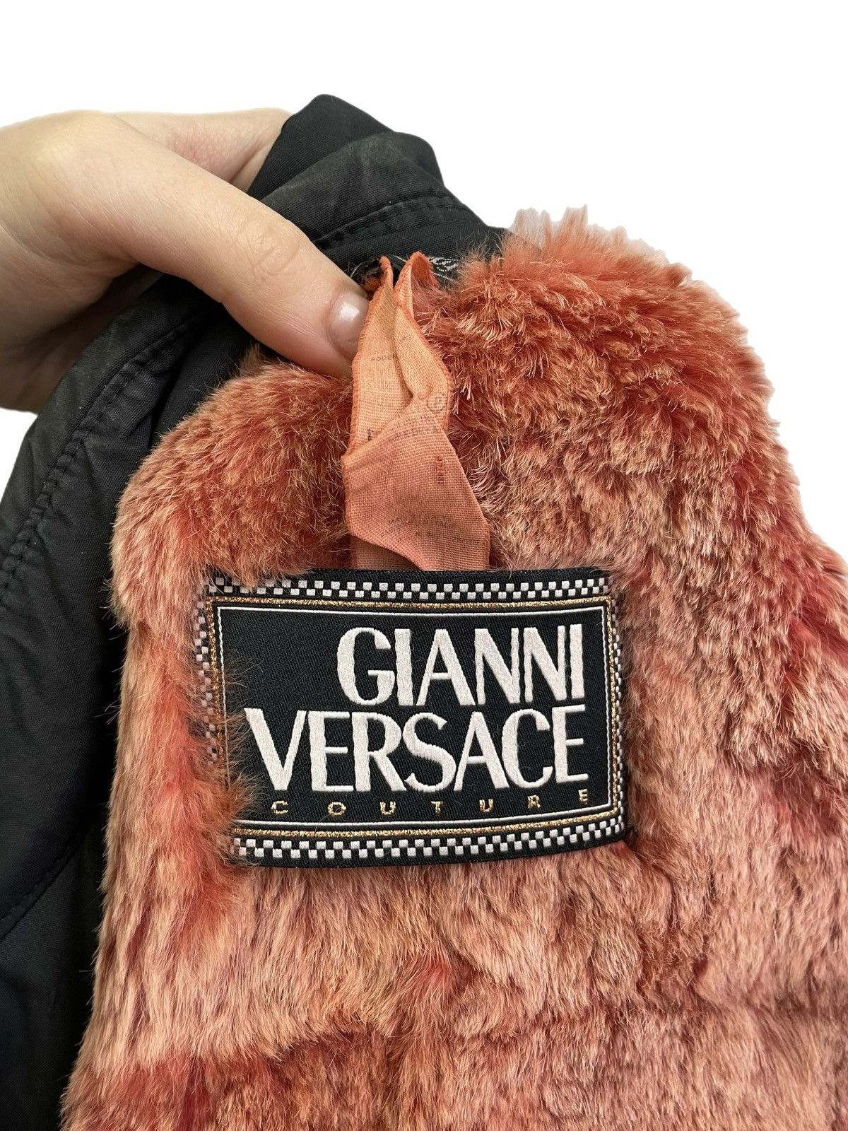 Versace Fur pink Gianni Versace rare bomber jacket classi style hype Size US M / EU 48-50 / 2 - 12 Thumbnail