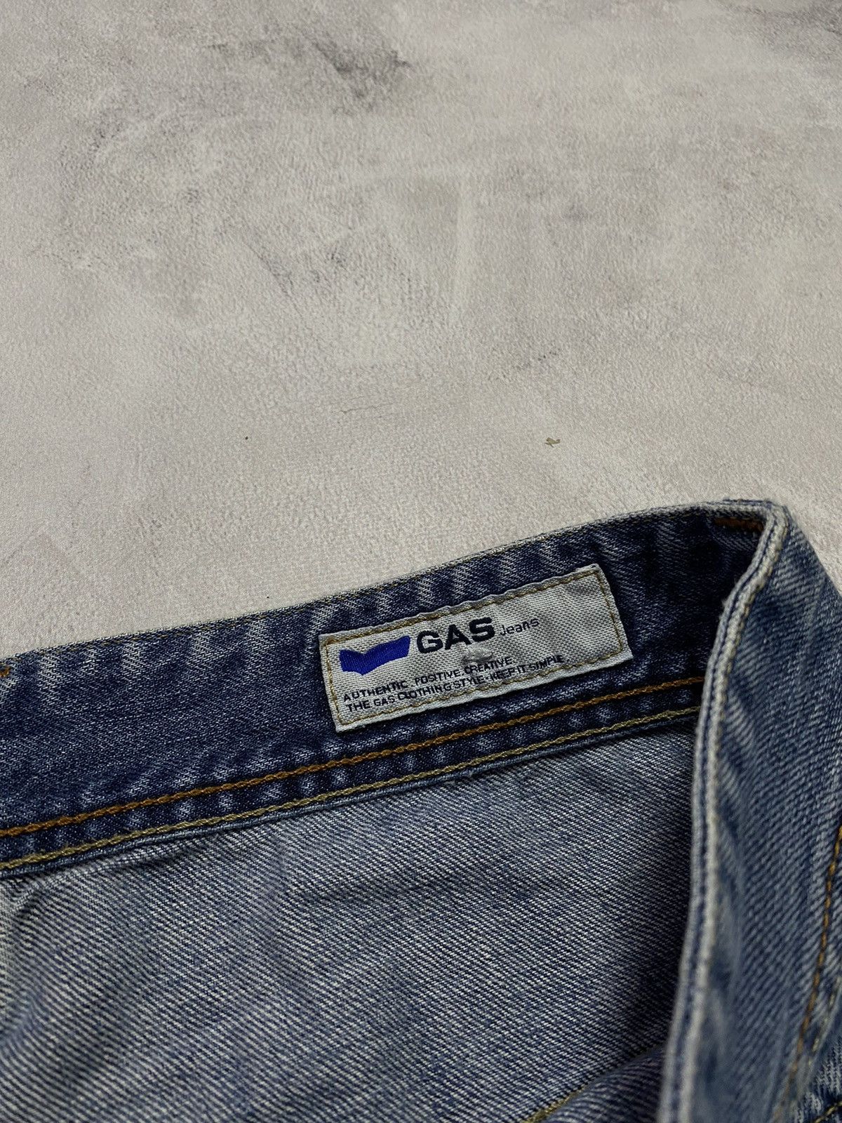 GAS × Japanese Brand × Vintage 👖Vintage 90s Gas Jeans Distressed Denim Multi-pocket Size US 32 / EU 48 - 7 Thumbnail