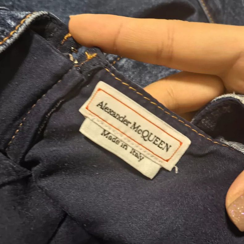 Alexander McQueen Alexander McQUEEN size 42 Denim dress 2505-Nextarrow Size L / US 10 / IT 46 - 4 Thumbnail