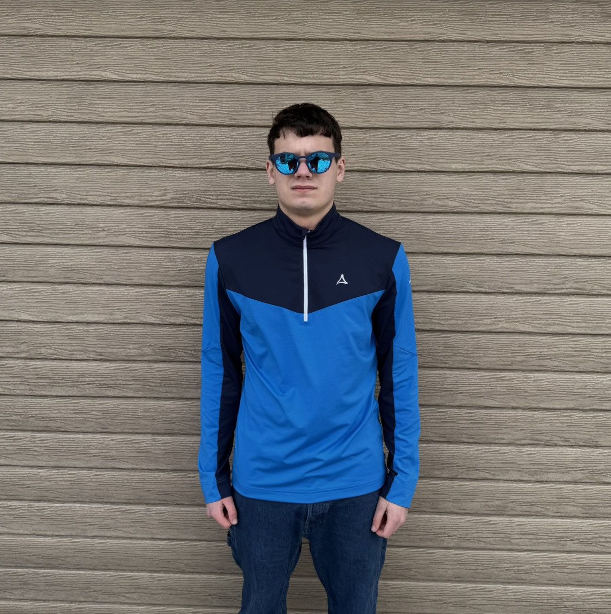 Other Schoffel Fiss Half Zip Pullover Men L Ski Base Layer Stretch Size US L / EU 52-54 / 3 - 10 Thumbnail