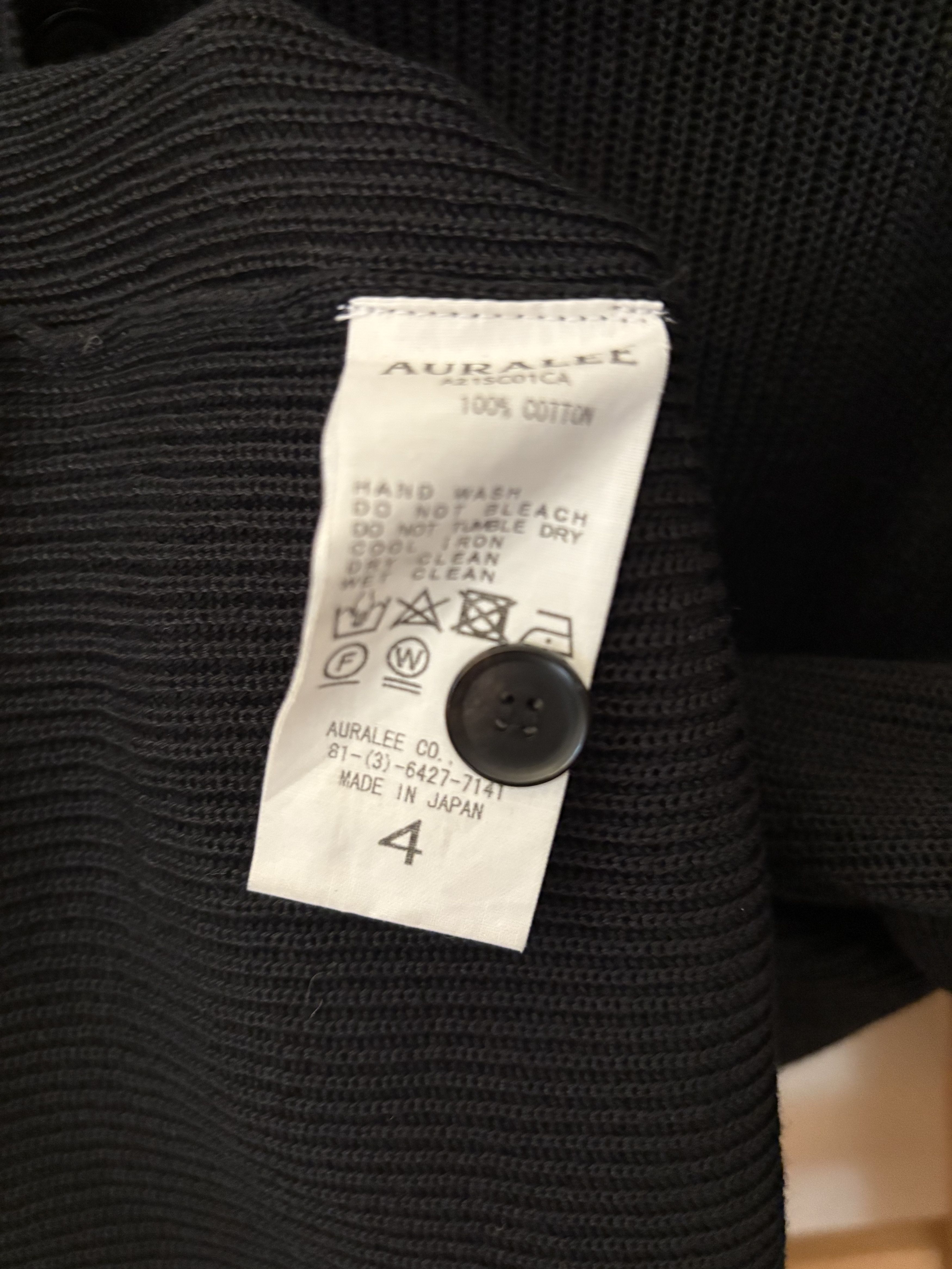 Auralee Cotton Cardigan Size US L / EU 52-54 / 3 - 4 Thumbnail