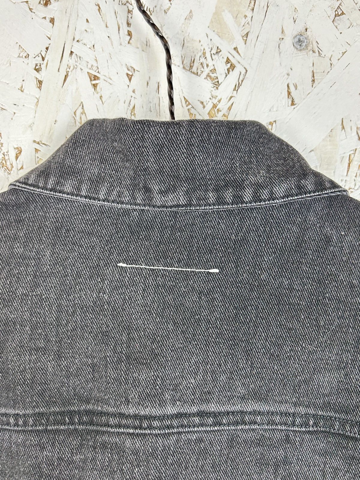Maison Margiela Maison Margiela MM6 Black Cut Out Detail Denim Jacket 38 Size S / US 4 / IT 40 - 8 Thumbnail