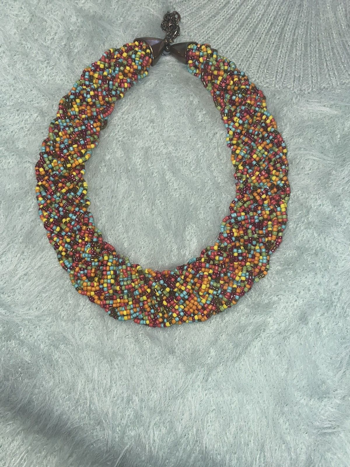Vintage Sundance Vintage 80’s Seed Beaded Collar Size ONE SIZE - 10 Thumbnail