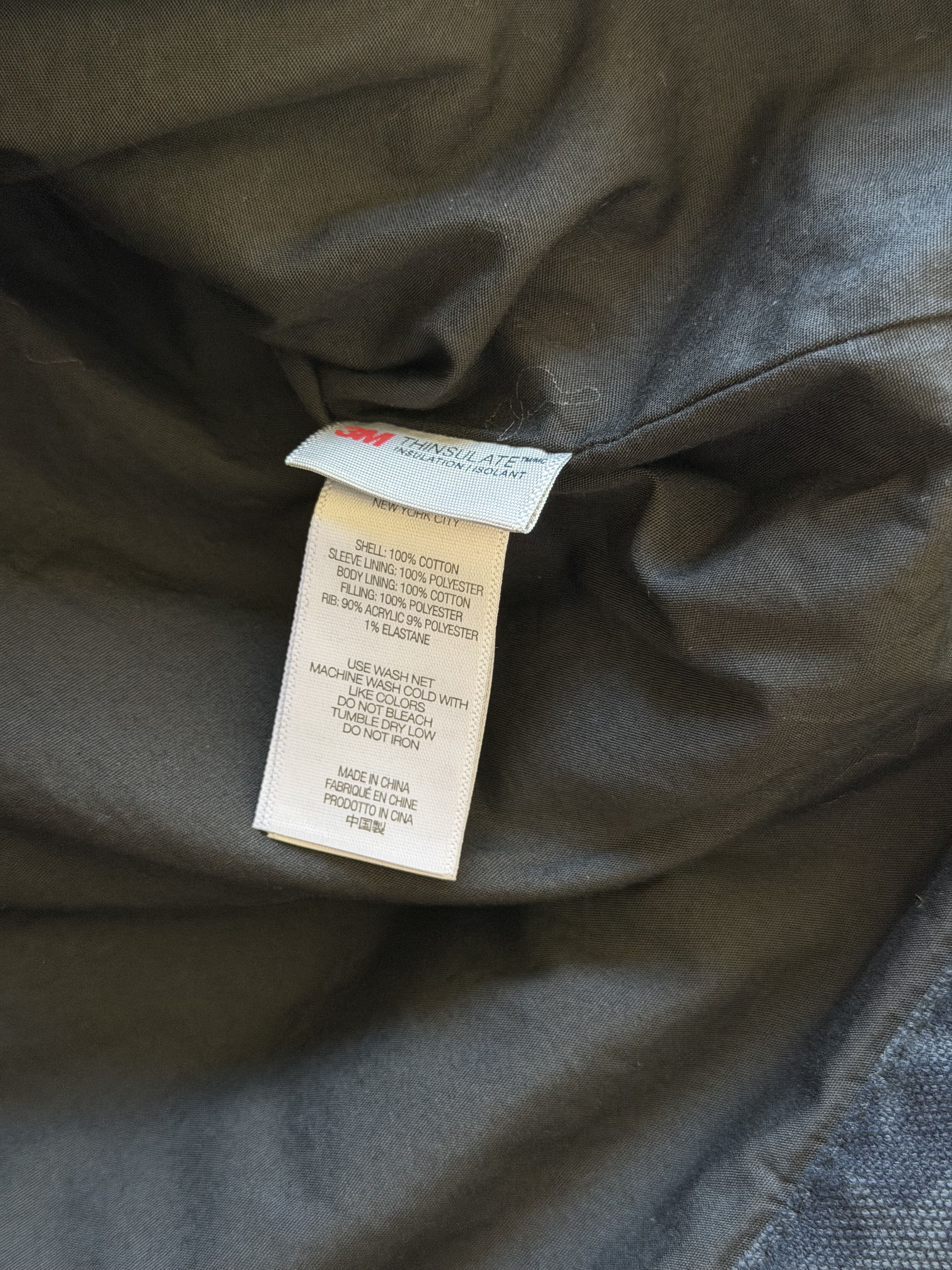 Supreme Supreme Flag Quilted Hooded Work Jacket in Black Size US XL / EU 56 / 4 - 8 Thumbnail