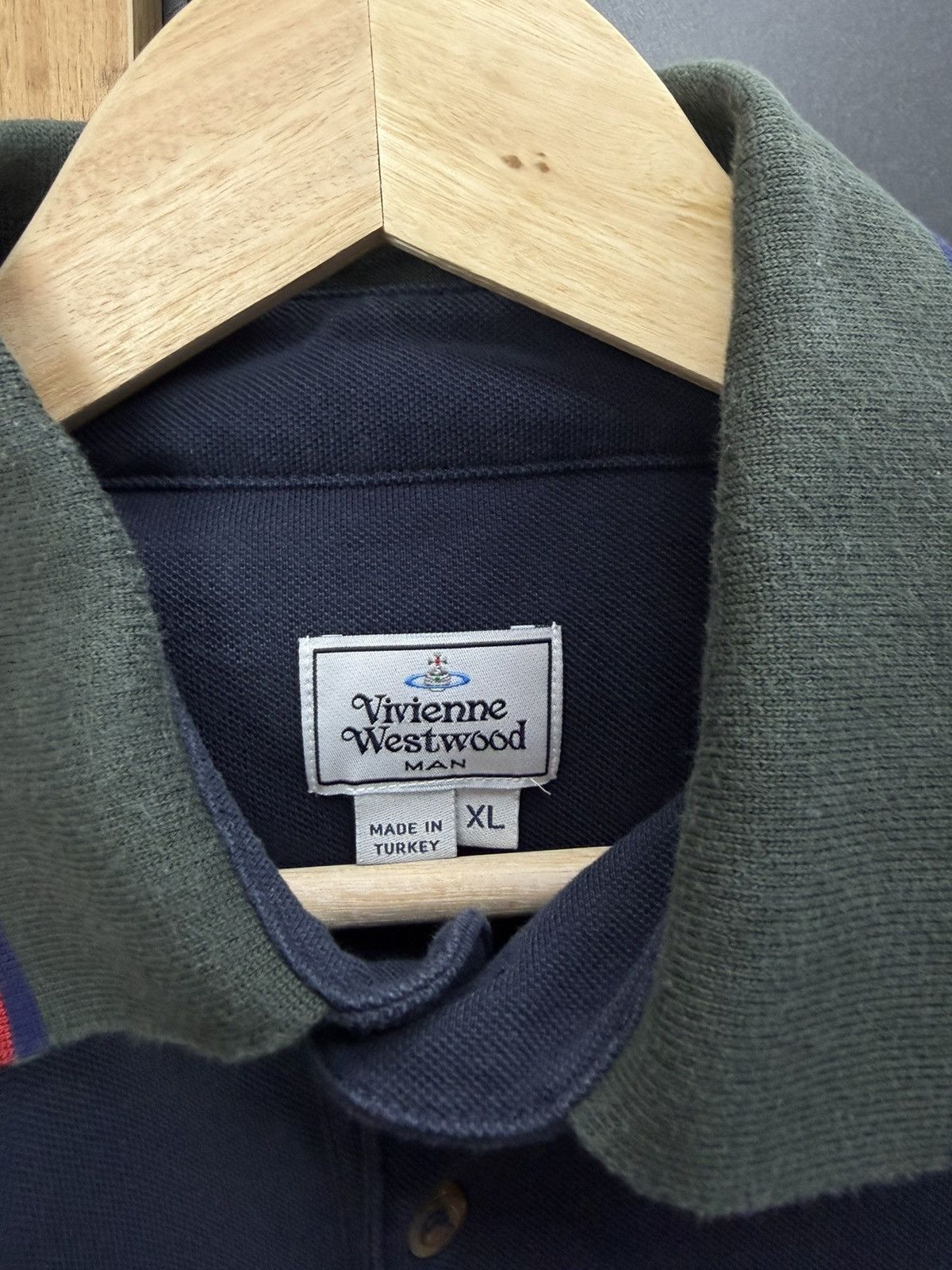 Vivienne Westwood Vivienne Westwood Man Polo Shirt Navy XL Orb Logo Size US XL / EU 56 / 4 - 10 Thumbnail