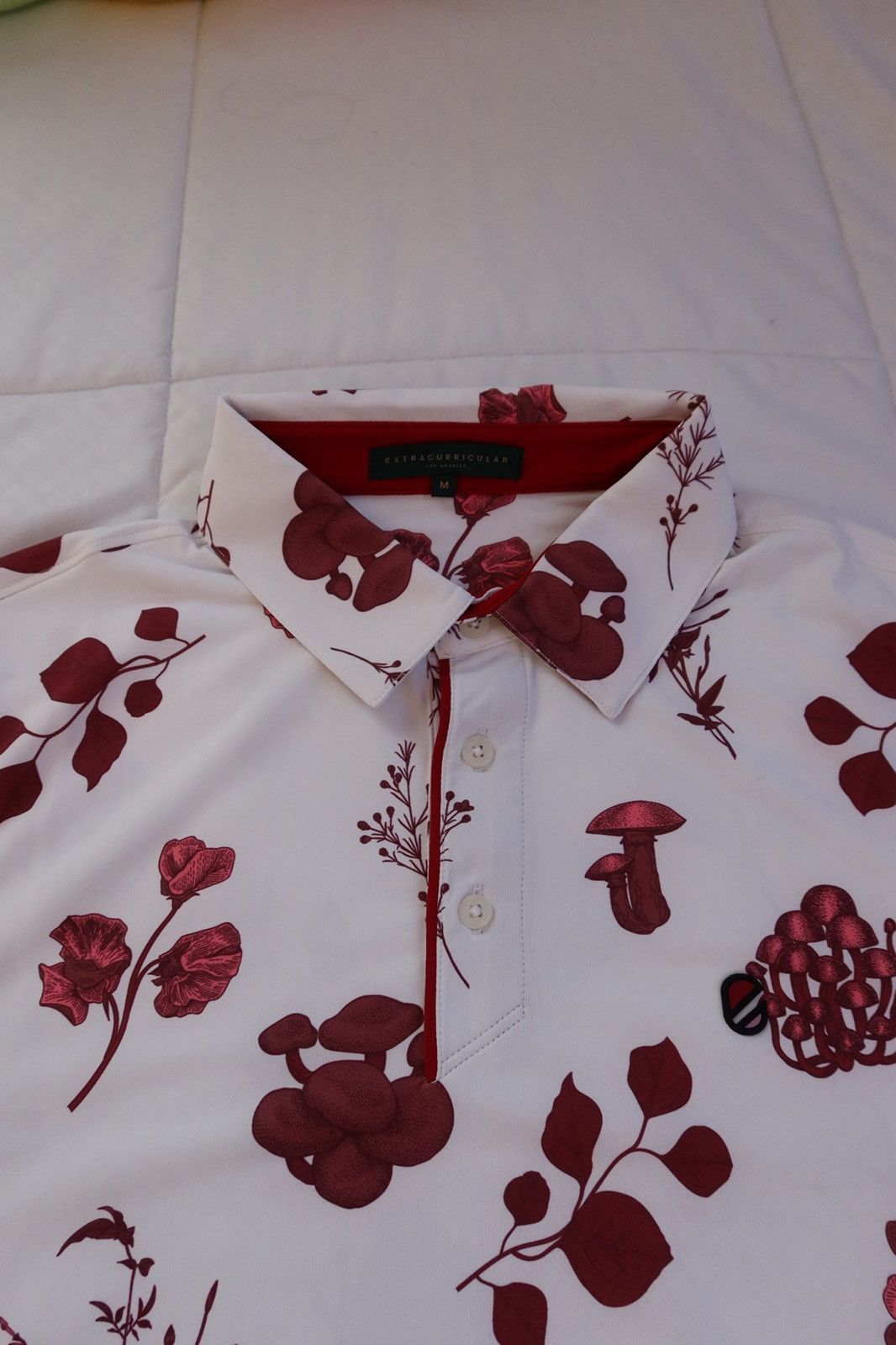 Other Extracurricular Mushroom Polo Botanical Rio Red Size US M / EU 48-50 / 2 - 2 Thumbnail