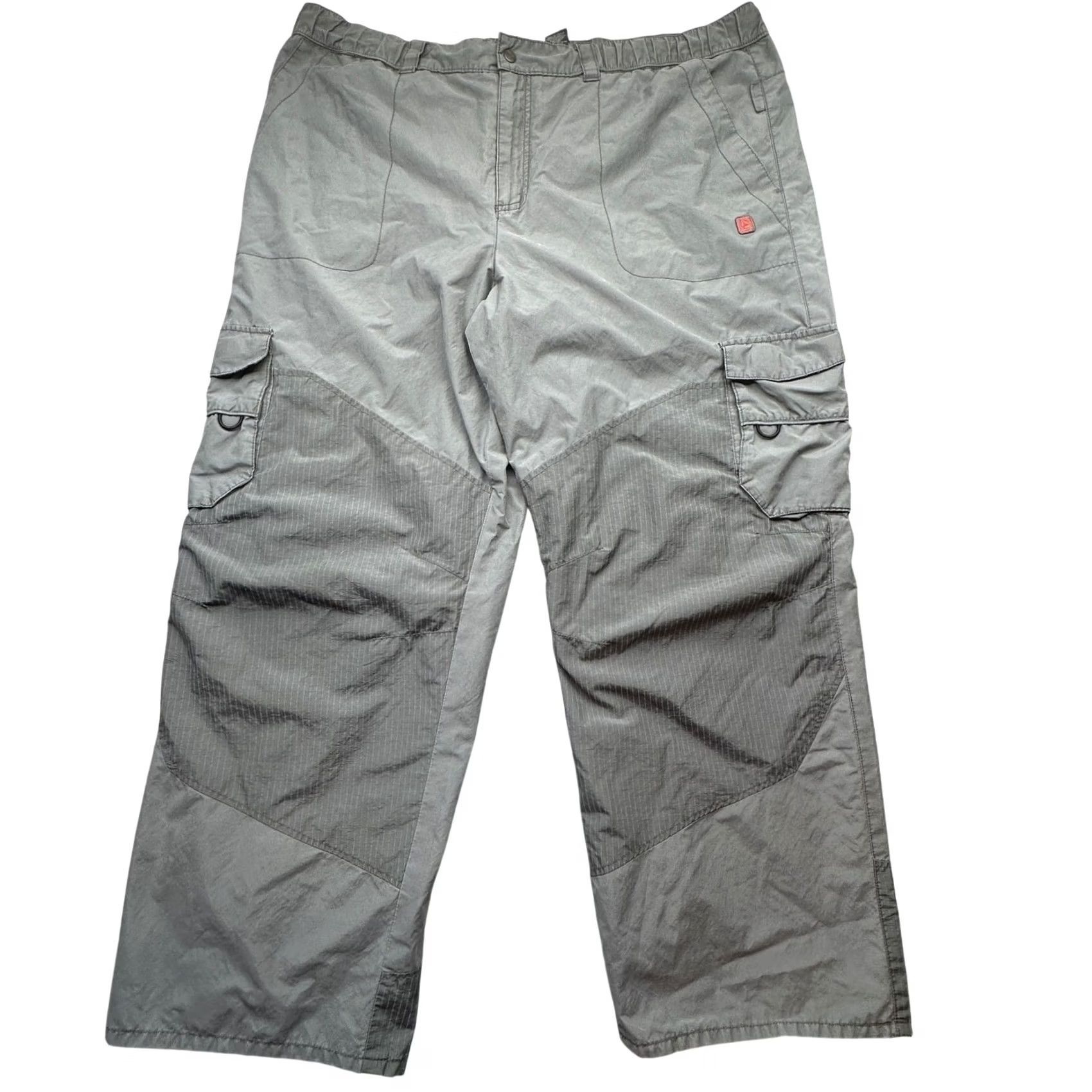 Old Navy VINTAGE Old Navy Outdoor Ripstop Pants Mens XL Gray 44x30 Cargo Baggy Y2K 90s Hiking Casual Mens Size US 36 / EU 52 - 2 Thumbnail