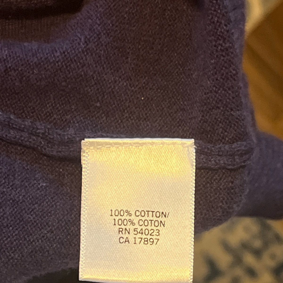 Banana Republic Banana Republic purple 100% Cotton V-Neck Sweater Men’s S Size US S / EU 44-46 / 1 - 5 Thumbnail