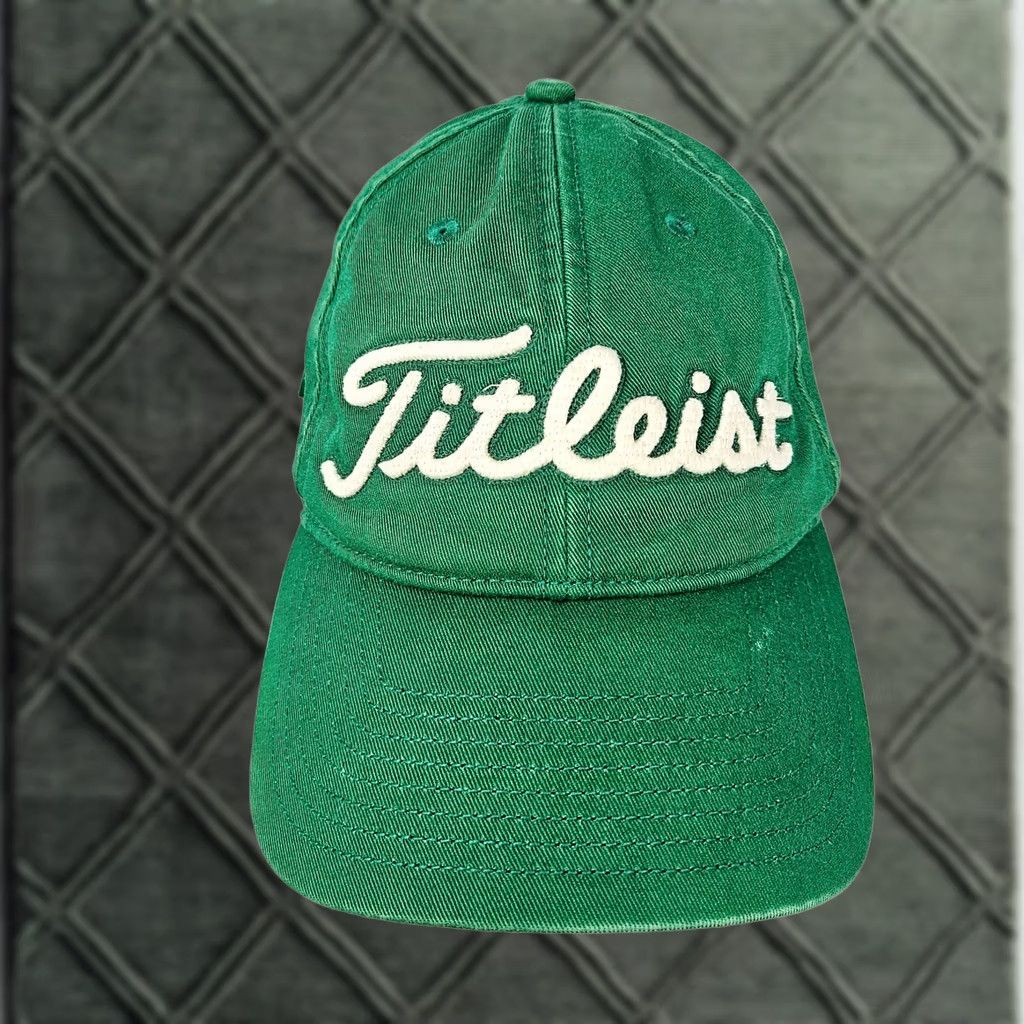 Titleist Titleist Hat Mens Strap Back Green White Performance Golf Cap Size ONE SIZE - 1 Thumbnail