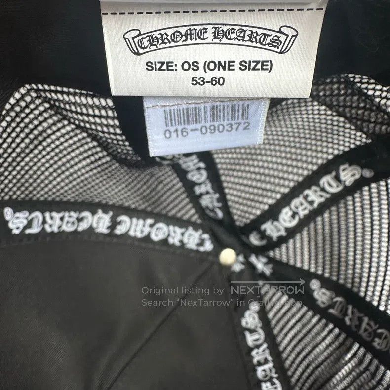 Chrome Hearts CHROME HEARTS Size OS Cross-stitched silver-buttoned mesh b Size ONE SIZE - 5 Thumbnail