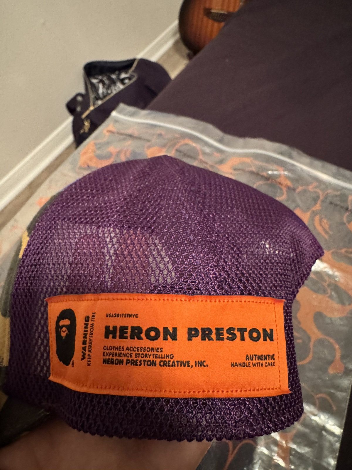 Bape × Heron Preston Bape Heron Preston hat Size ONE SIZE - 7 Thumbnail