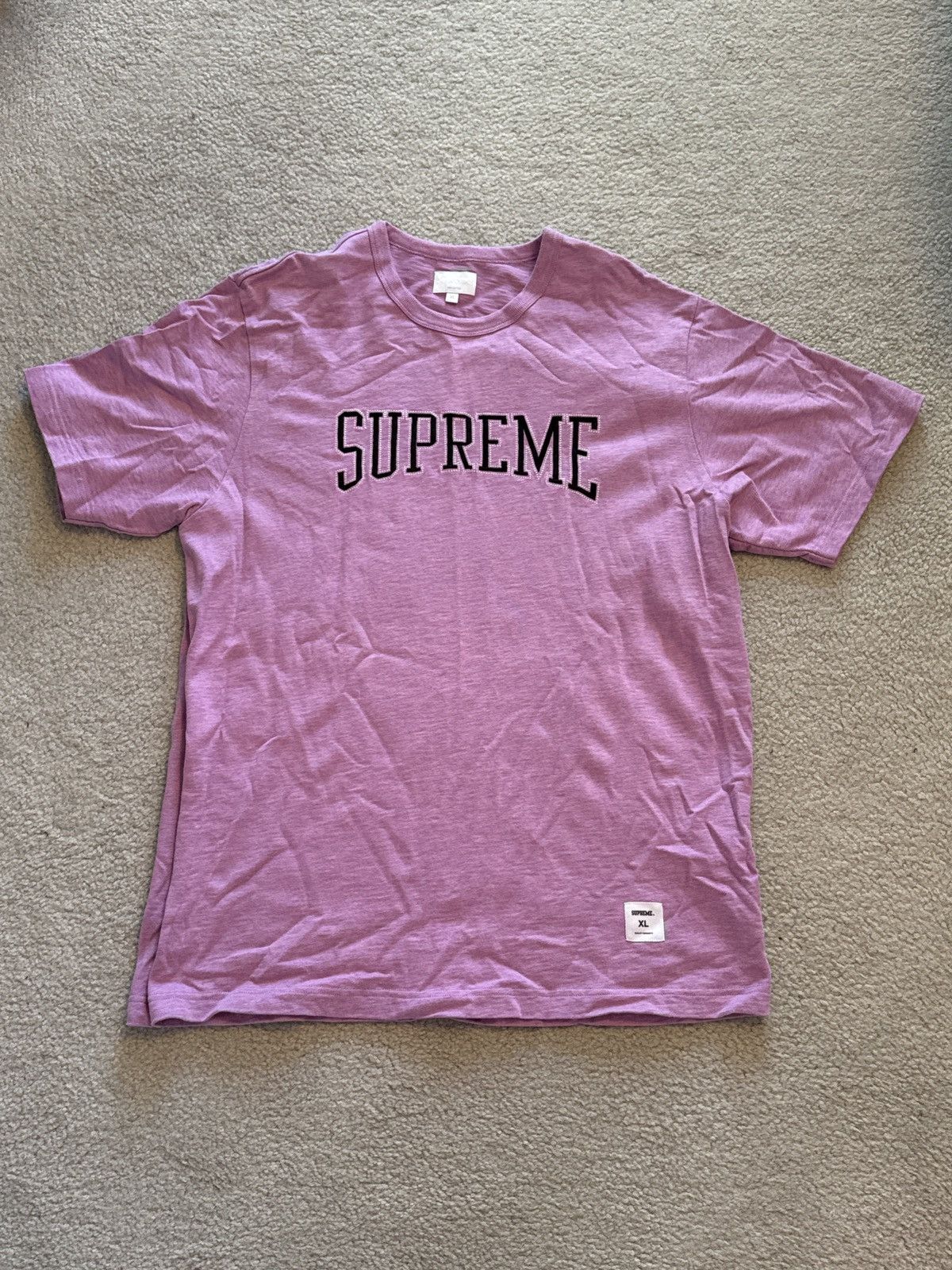 Supreme Supreme Cut & Sew Tee Size US XL / EU 56 / 4 - 1 Thumbnail