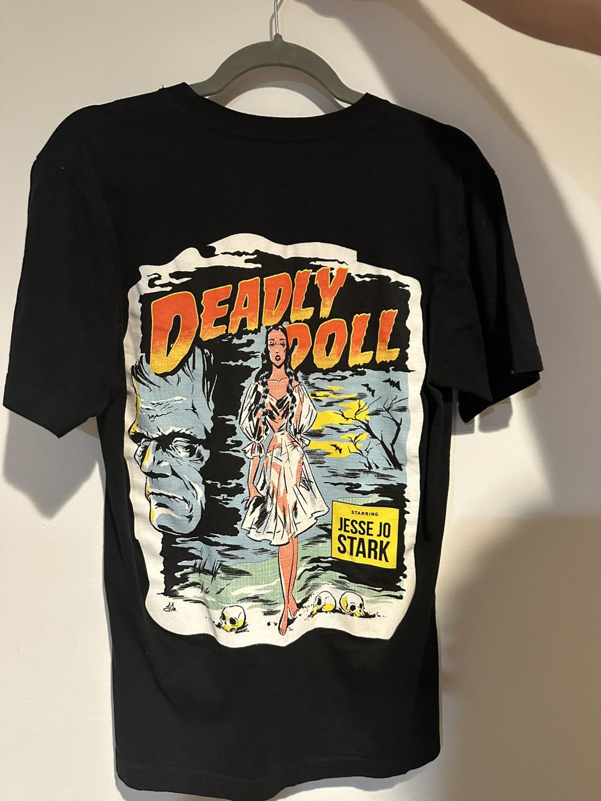 デッドリードール クロムハーツ Tシャツ XL アメリカ製 ブラック スターク娘 デッドリードール クロムハーツ Tシャツ XL アメリカ製 ブラック