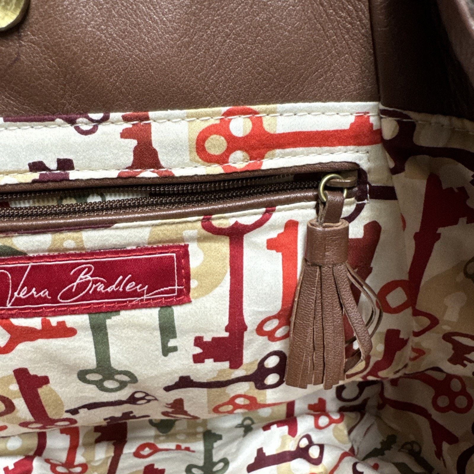 Vera Bradley Vera Bradley Purse Quilted Wool Leather Boho Retro Y2K Size ONE SIZE - 12 Thumbnail