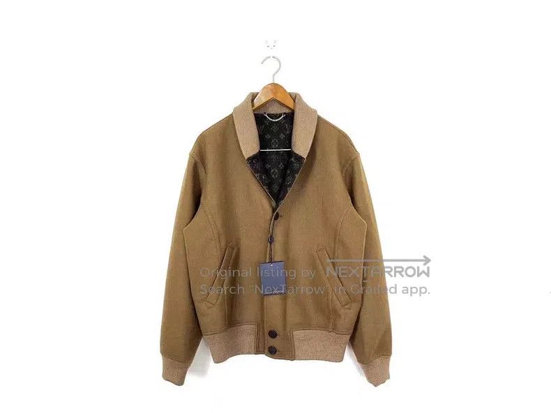 Louis Vuitton Louis Vuitton Brown print lined cashmere jacket Size US M / EU 48-50 / 2 - 1 Thumbnail