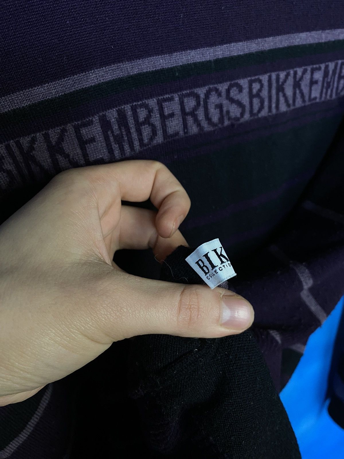 Dirk Bikkembergs × Vintage 💥 Dirk BIKKEMBERGS Striped high neck sweater Size US L / EU 52-54 / 3 - 6 Thumbnail