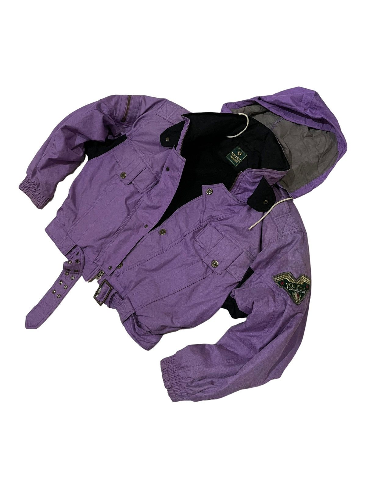 Japanese Brand Volpha Communication Bondage Punk Bomber Biker Jacket Size US M / EU 48-50 / 2 - 1 Thumbnail