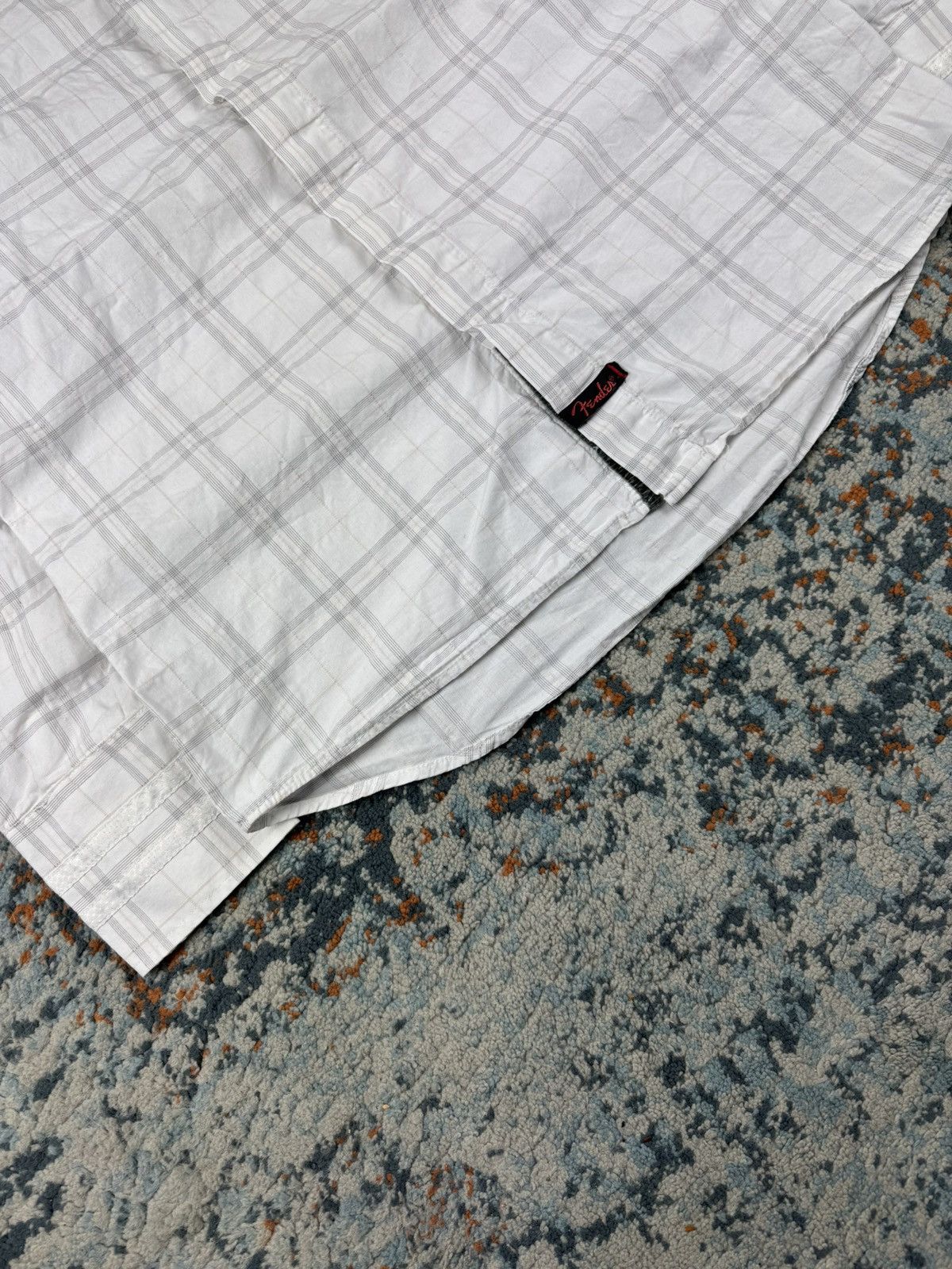 Fender Vintage Y2K Fender embroidered floral flower checked shirt Size US M / EU 48-50 / 2 - 7 Thumbnail