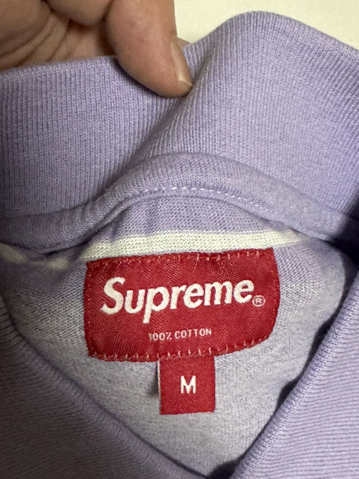 Supreme Supreme purple stripe polo T-shirt Size US M / EU 48-50 / 2 - 3 Thumbnail
