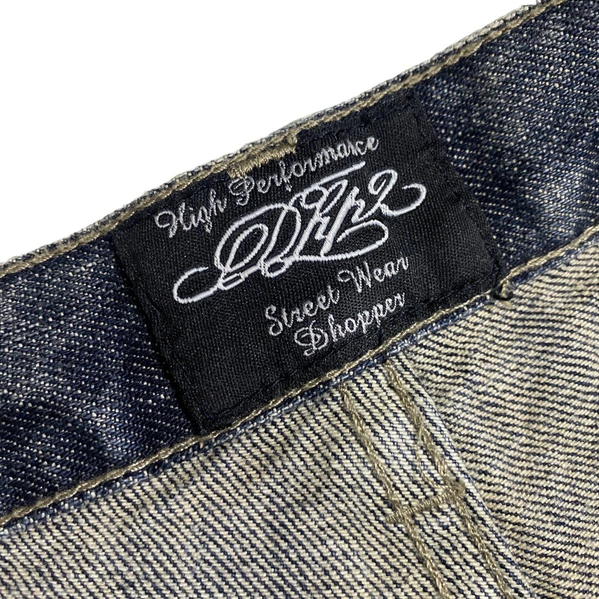 Japanese Brand Dhoper patchwork distressed denim Size US 34 / EU 50 - 6 Thumbnail