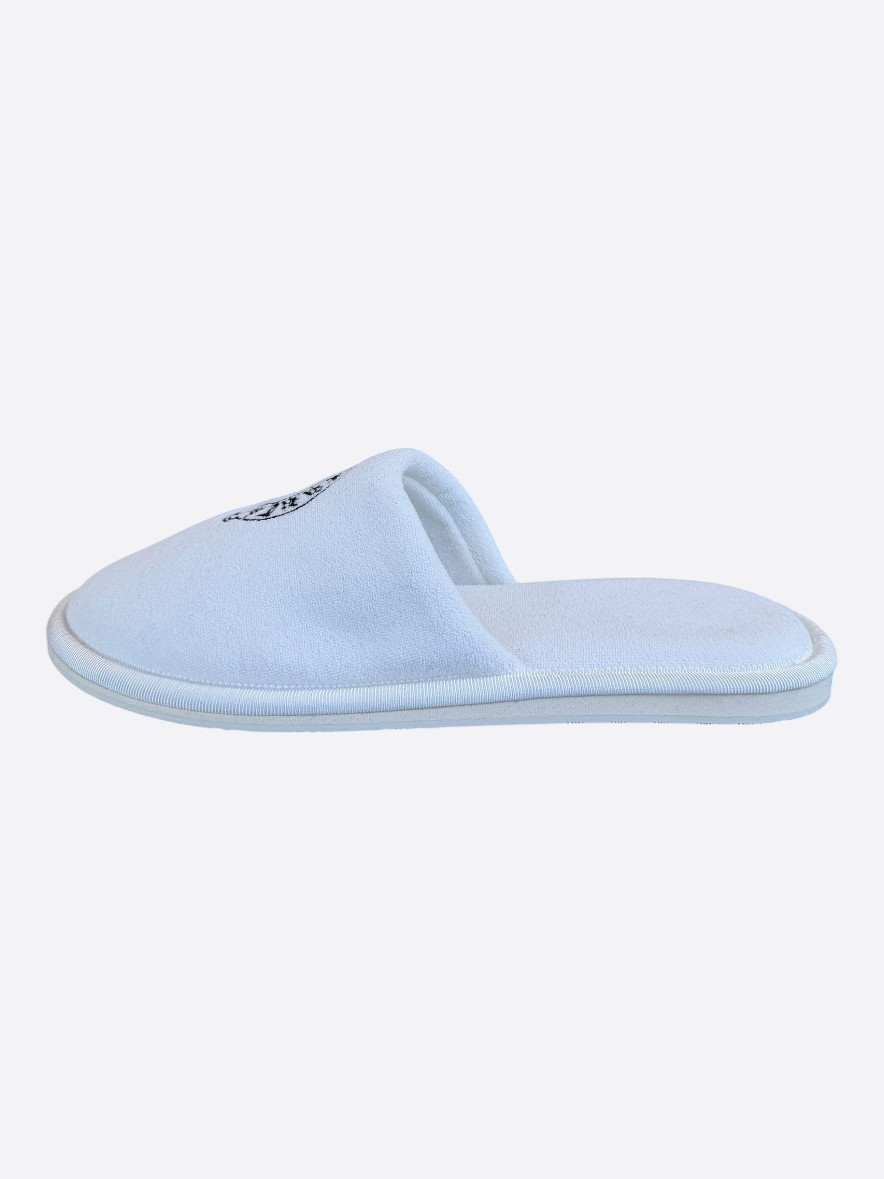 Chrome Hearts Chrome Hearts White & Black Horseshoe Logo Slippers Size US 8 / EU 41 - 6 Thumbnail