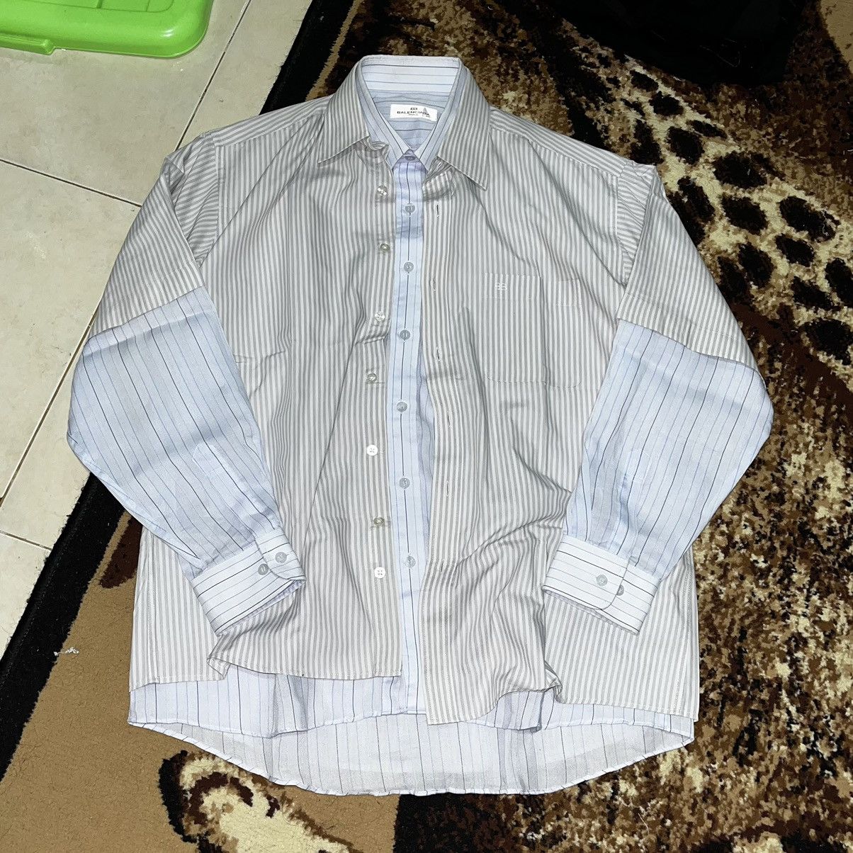 Balenciaga Vintage Balenciaga Double Layered Size US L / EU 52-54 / 3 - 2 Thumbnail