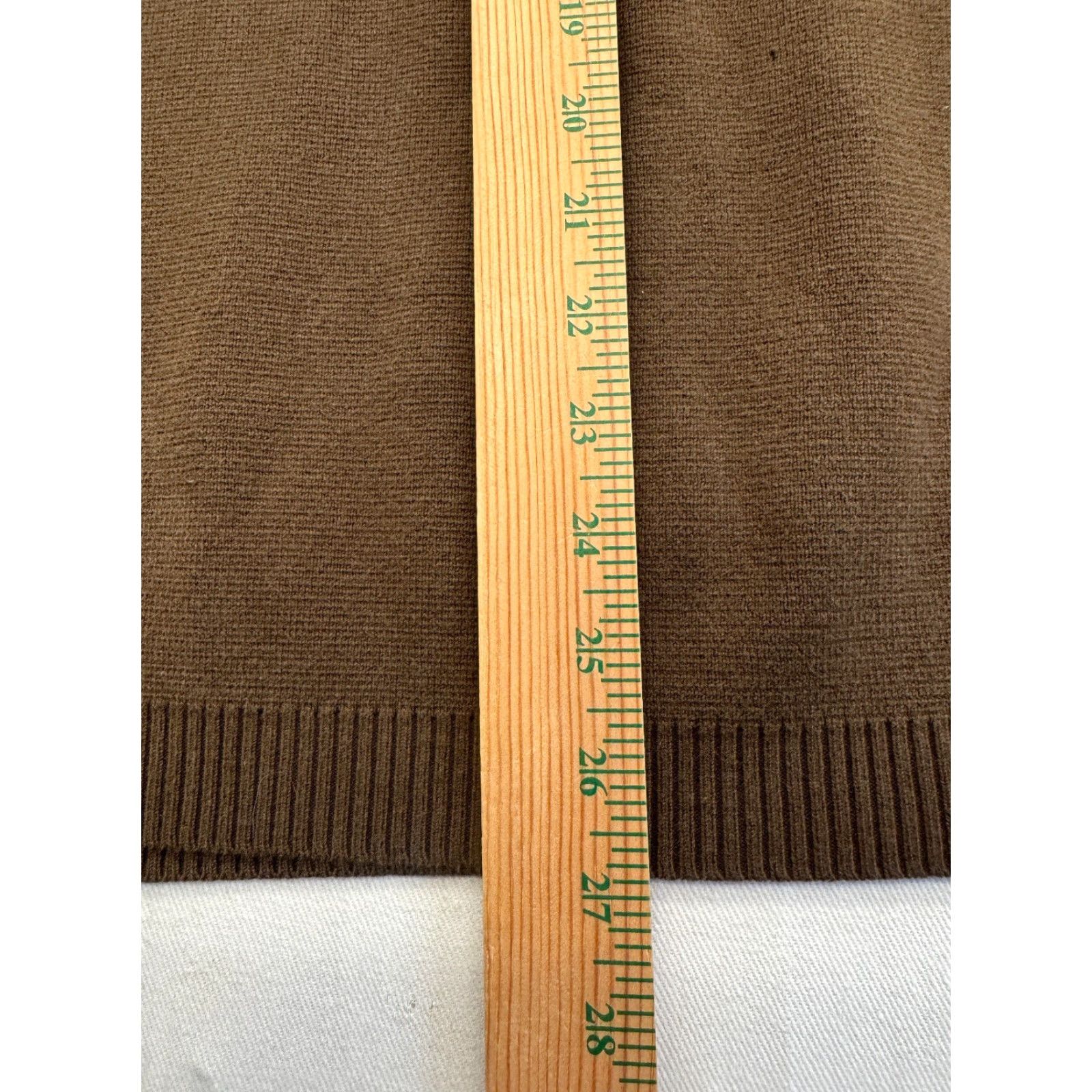 Pendleton VINTAGE Pendleton Mens XL 1/4 Zip Long Sleeve Cotton Sweater Brown 2522 Size US XL / EU 56 / 4 - 6 Thumbnail