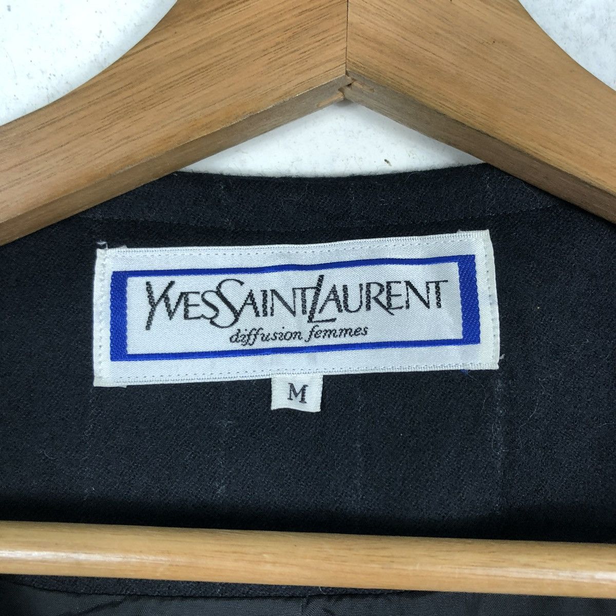 Yves Saint Laurent 🔥VINTAGE CROPPED COATS JACKET YVES SAINT LAURENT STRIPED Size M / US 6-8 / IT 42-44 - 13 Thumbnail