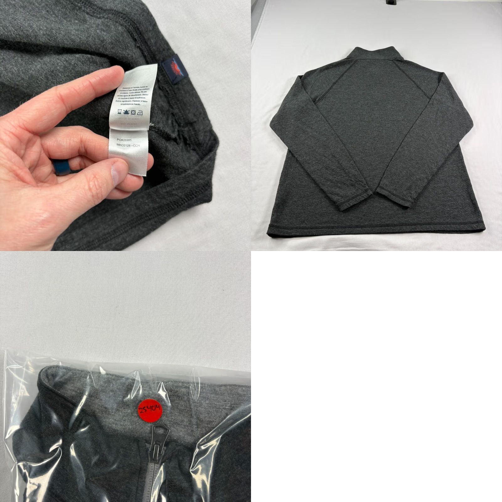 Faherty Faherty Sweater Mens Large Gray Cloud Cotton 1/4 Zip Pullover Golf Casual Preppy Size US L / EU 52-54 / 3 - 8 Thumbnail