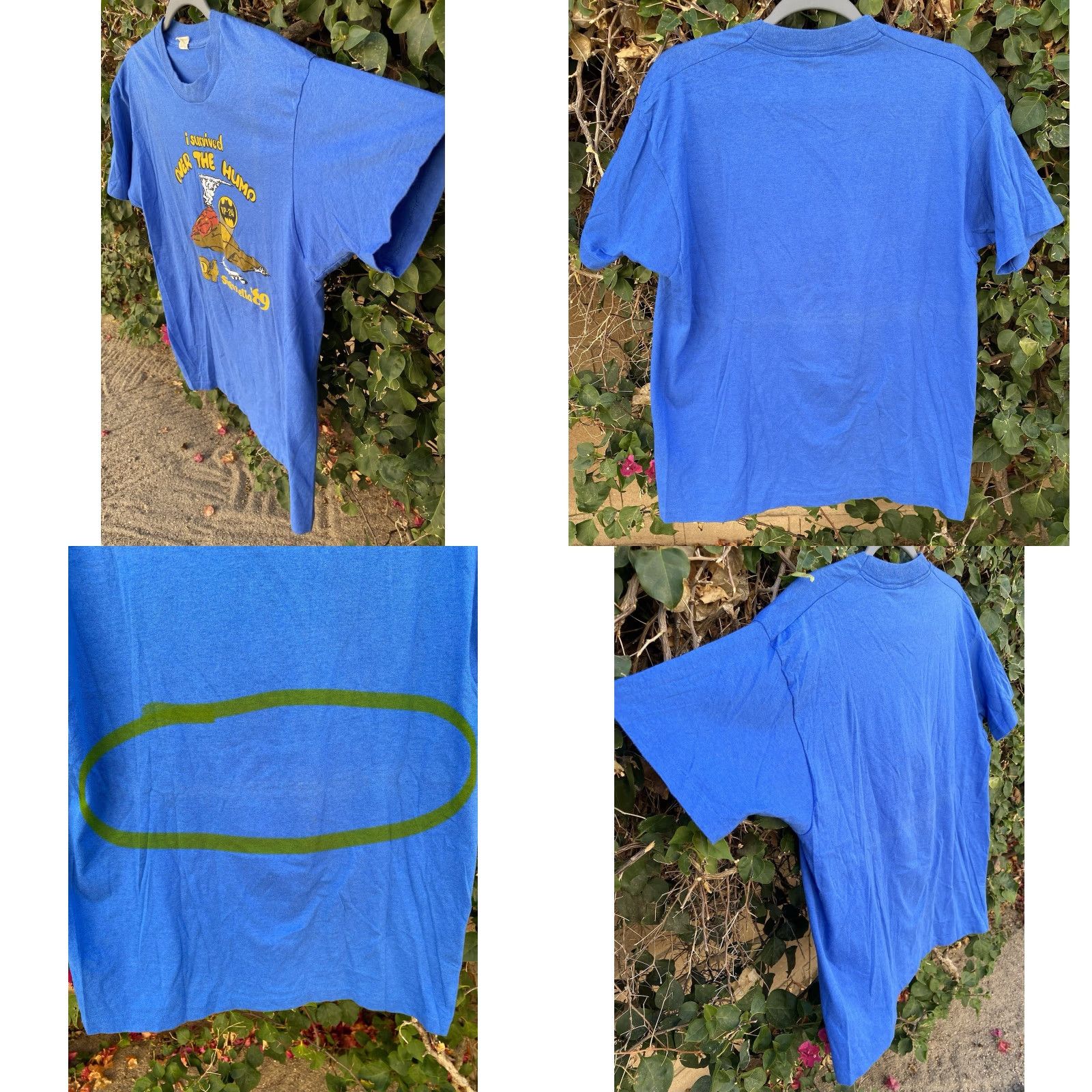 Vintage VINTAGE Screen Stars T-Shirt Navy VP-24 80s 89 Battle Hat 1800s? Size US XL / EU 56 / 4 - 9 Thumbnail