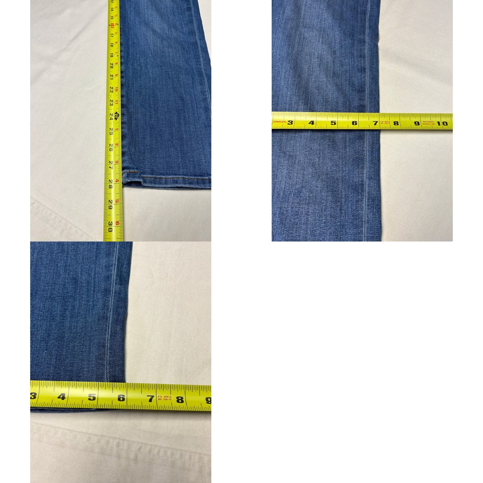 Frame FRAME Le Garcon Slim Boyfriend Jeans Blue LGJW865 W27 L28 Size 24" / US 00 / IT 34 - 9 Thumbnail