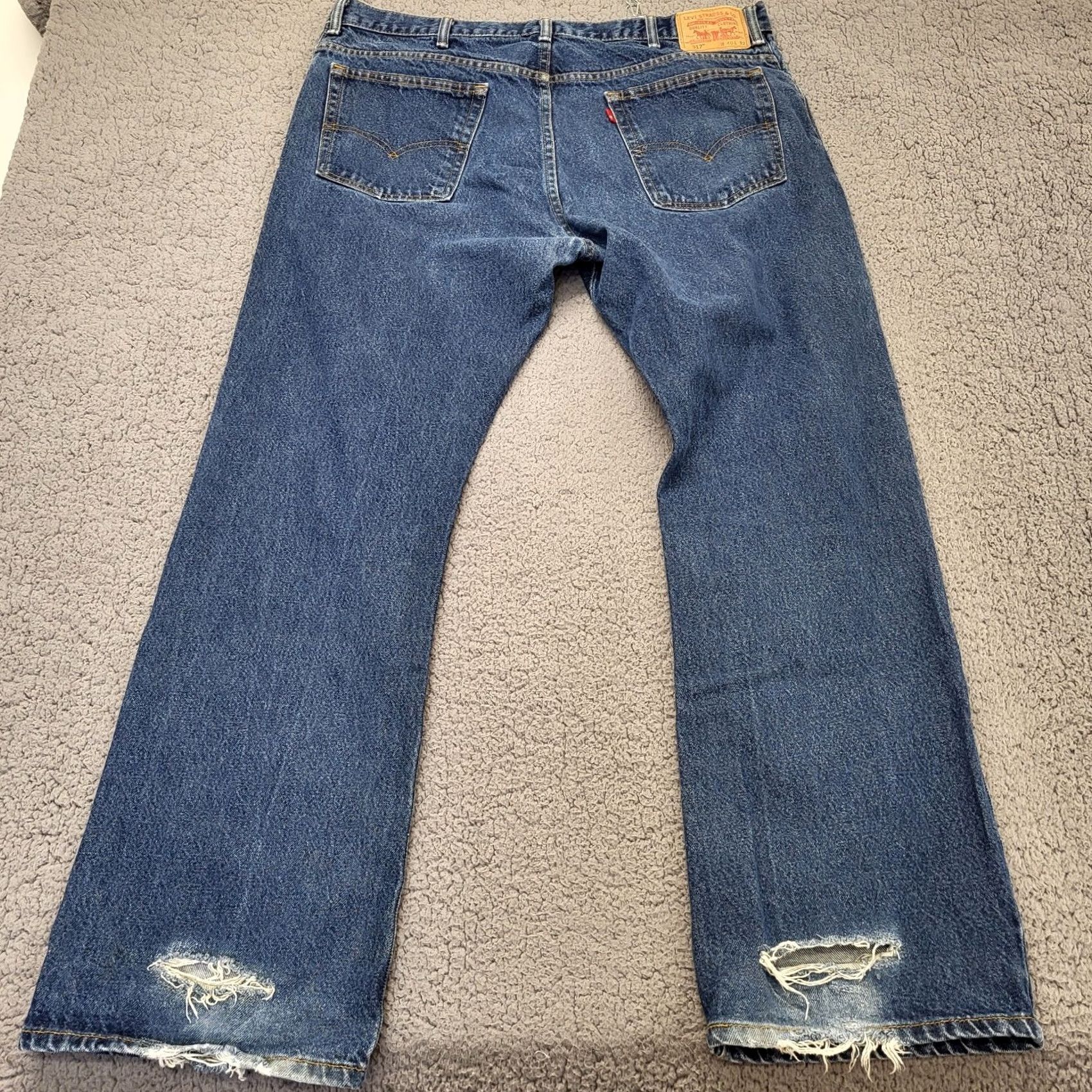 Levi's VINTAGE Levis 517 Mens Jeans 40x32 Straight Blue Denim 5-Pocket Regular Waist 40 Red Tab Mens Size US 40 / EU 56 - 2 Thumbnail