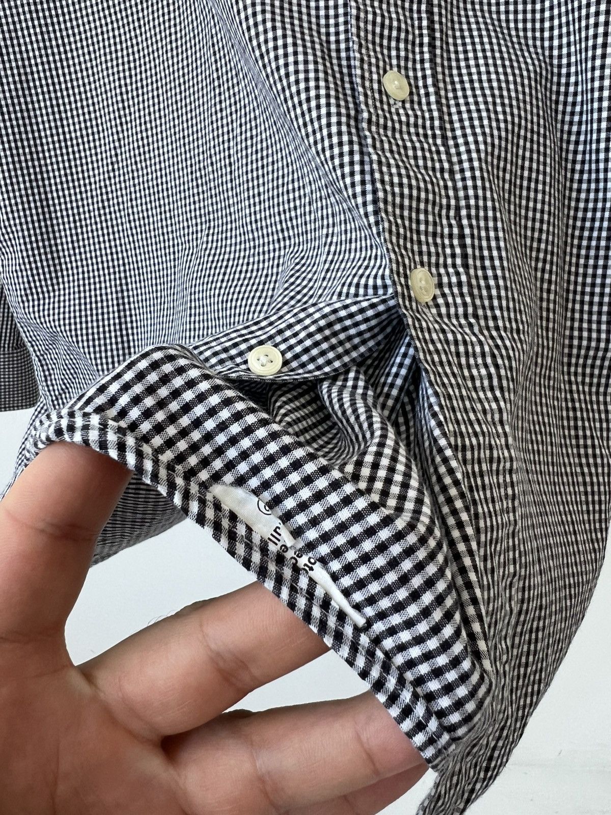 Burberry × Vintage 🩸RARE🩸Vintage Burberrys London 90s Checkered Shirts Size US L / EU 52-54 / 3 - 10 Thumbnail