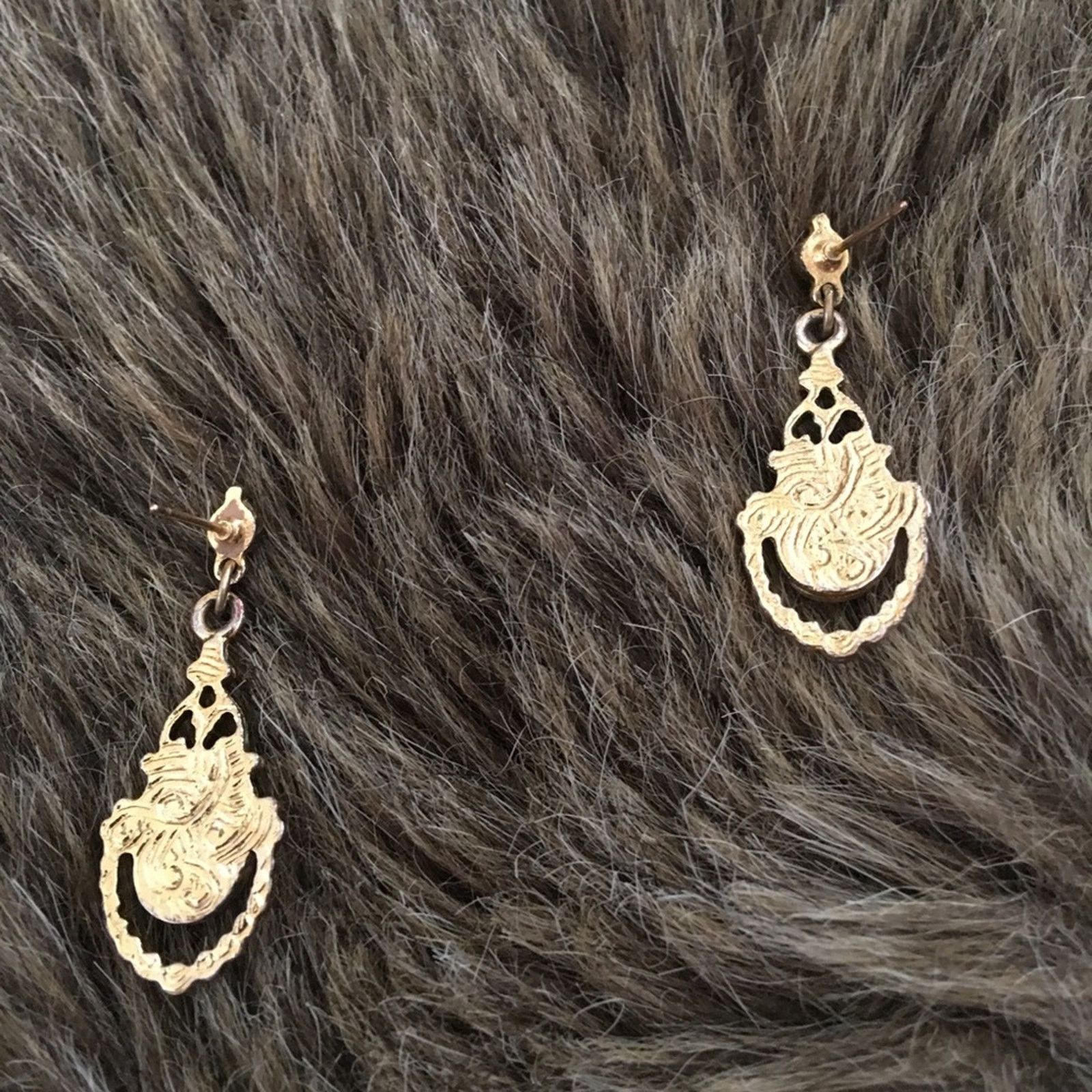 Vintage Vintage elegant pearl drop pierced earrings Size ONE SIZE - 4 Thumbnail