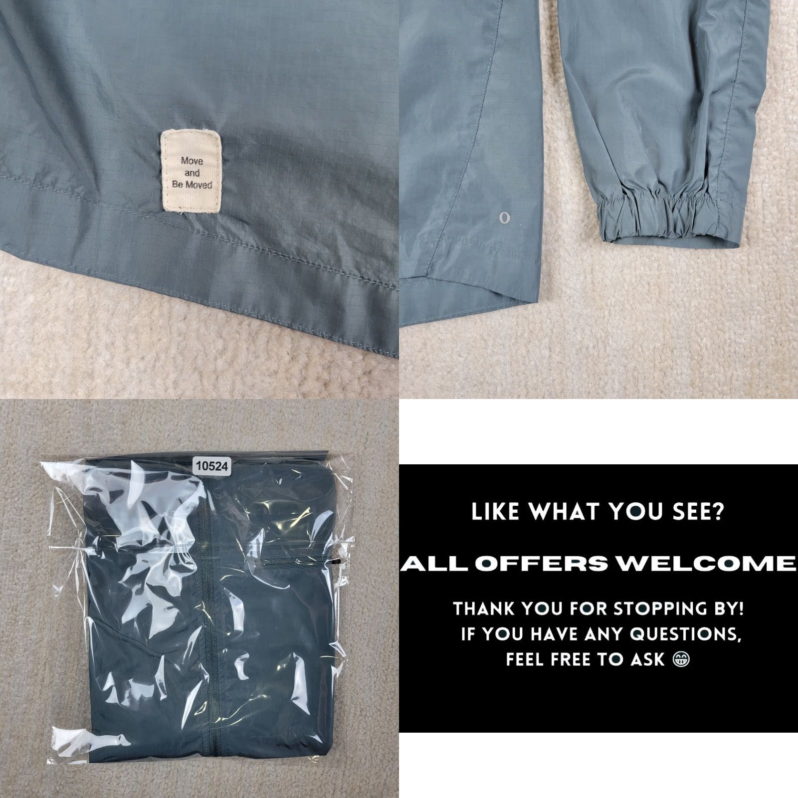 Vuori Vuori Daybreak Windbreaker Jacket Mens M Green Teal Full Zip Hooded UltraLight Windbreaker Jacket Mens M Blue Daybreak Outdoor 90s? Size US M / EU 48-50 / 2 - 8 Thumbnail