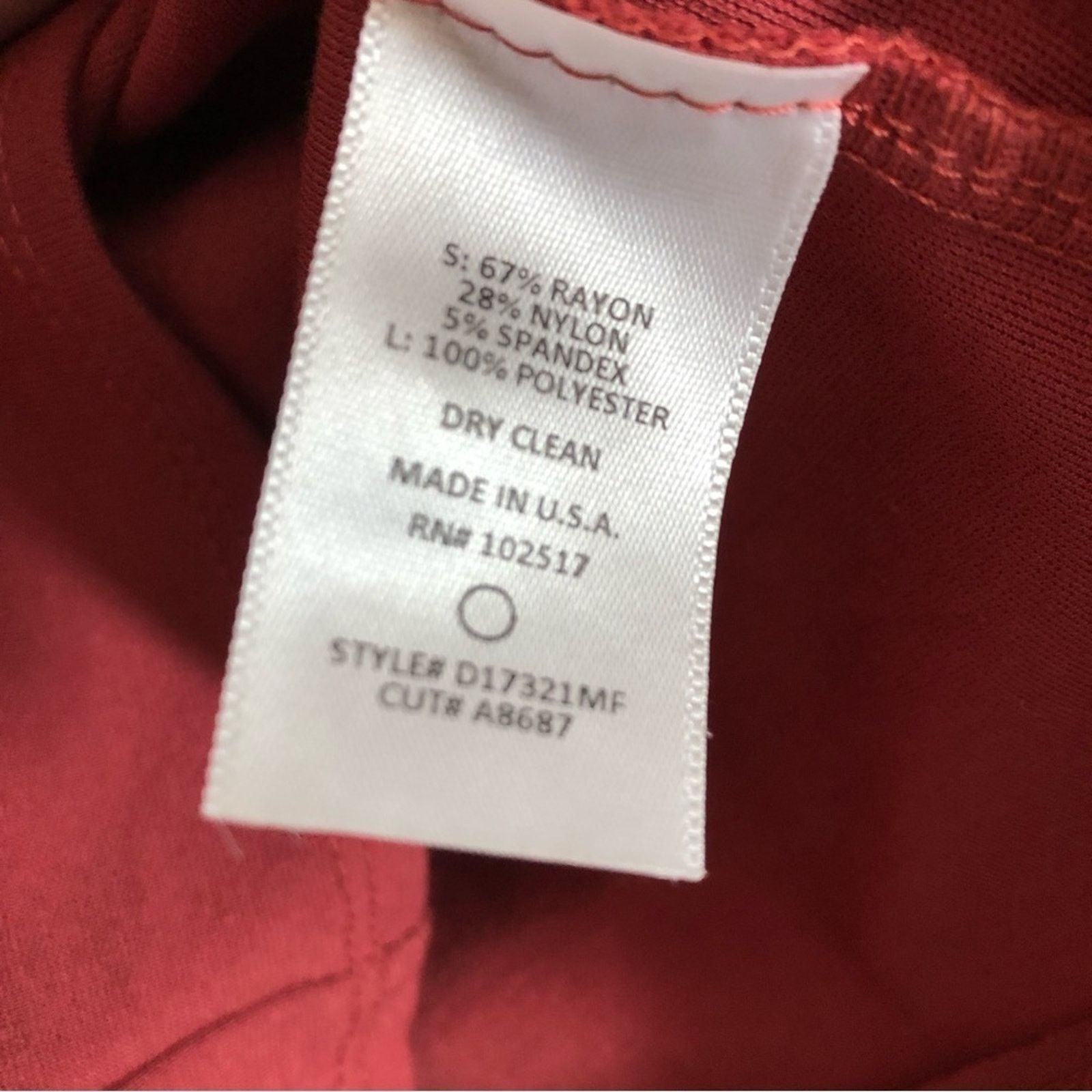 Nordstrom NWT Soprano by Nordstrom Baroque Red Bodycon Mini Dress Size M / US 6-8 / IT 42-44 - 8 Thumbnail