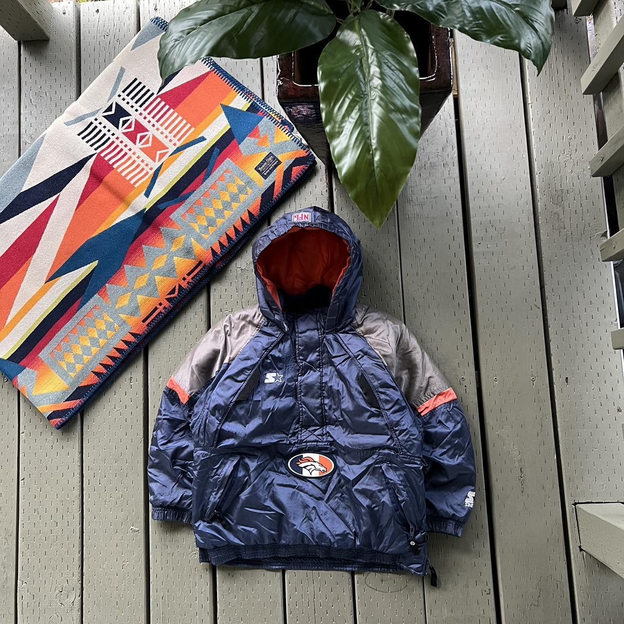 NFL Vintage Starter Denver Broncos Jacket Pro Line Puffer Size US XXS / EU 40 - 3 Thumbnail