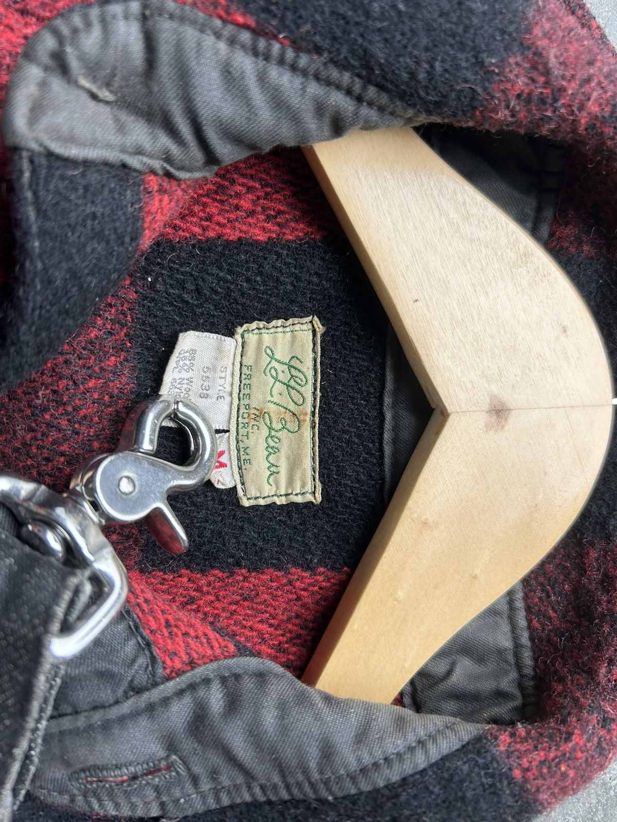 L.L. Bean × Vintage 1950s or 60s vintage L.L Bean red & black flannel Size US M / EU 48-50 / 2 - 5 Thumbnail