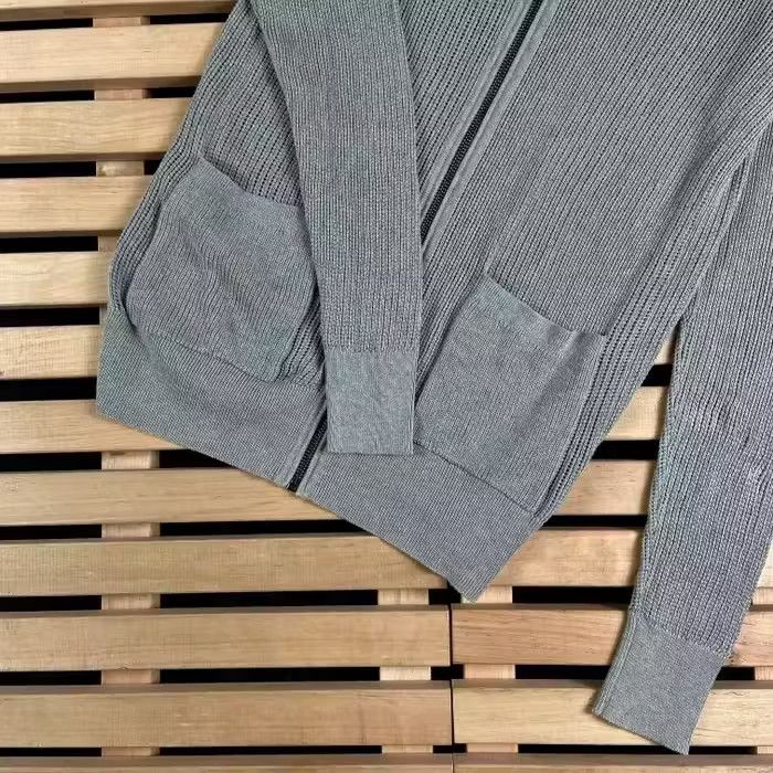 Allsaints Mens Sweater Full Zip Allsaints Grey Size S Size US S / EU 44-46 / 1 - 4 Thumbnail