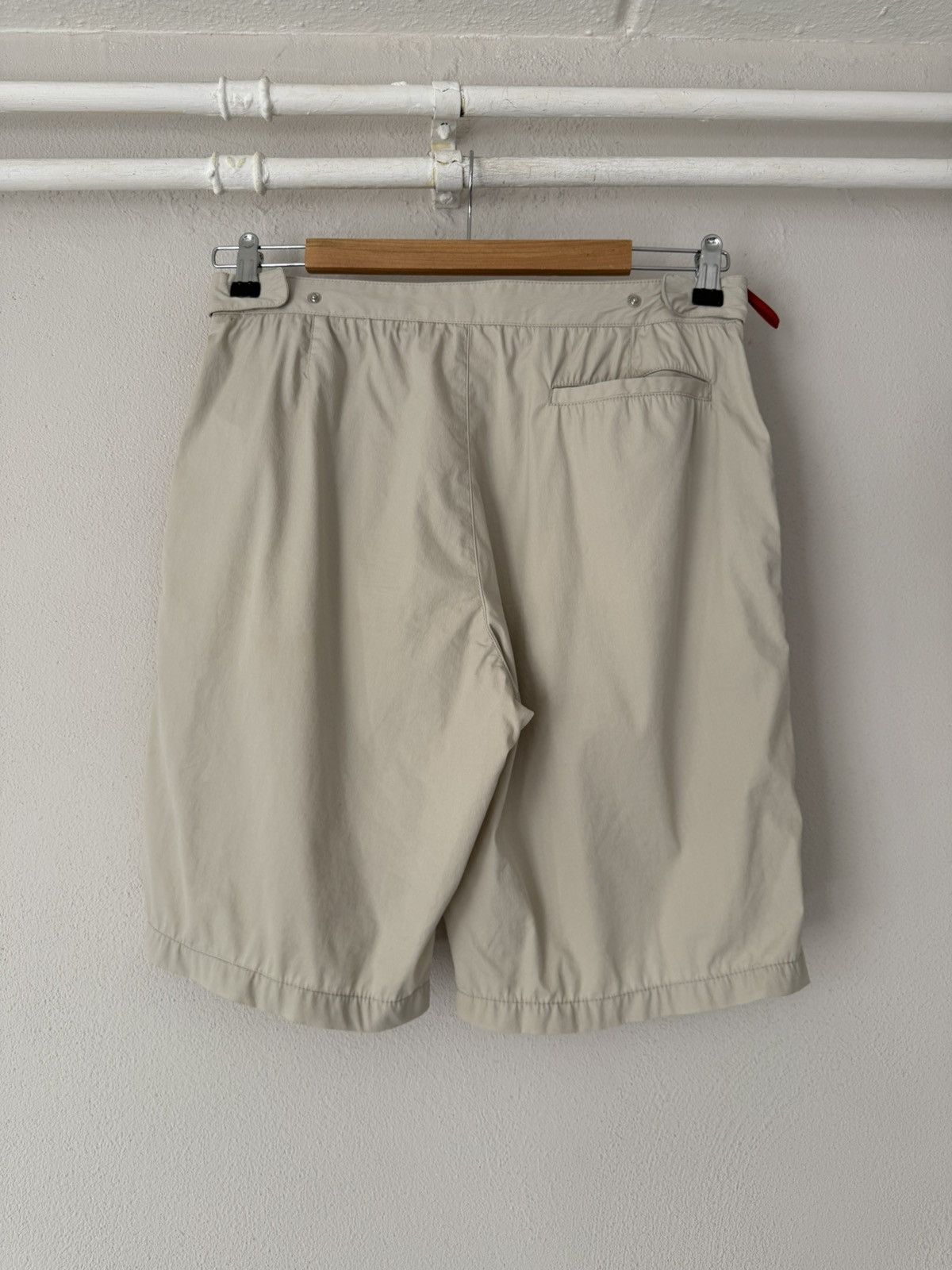 Prada Prada Sport Beige Technical Shorts with Red Tab Size US 30 / EU 46 - 7 Thumbnail
