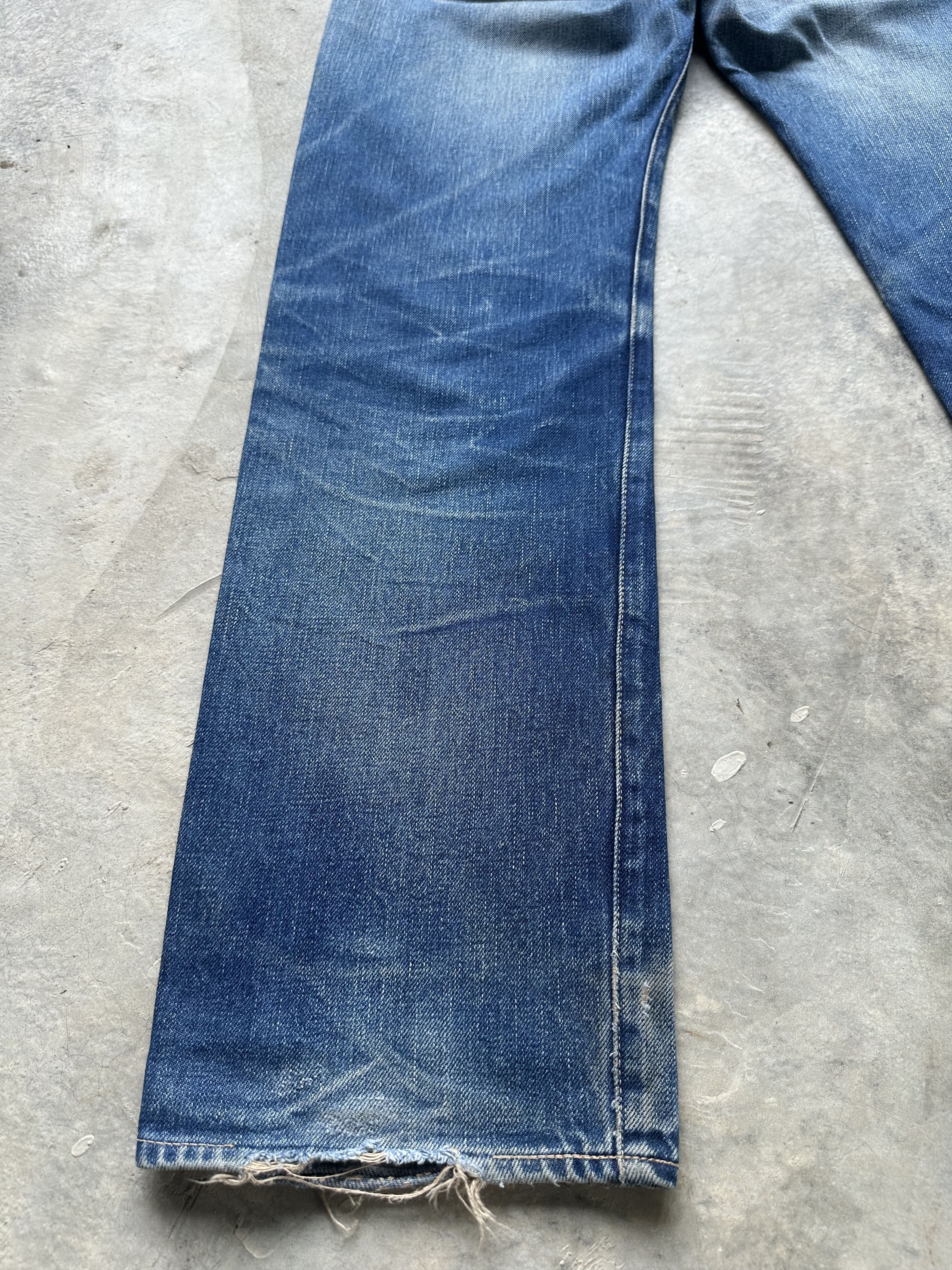Warehouse Vintage Japanese Brand HR Market Distressed Selvedge Jeans Size US 31 - 10 Thumbnail