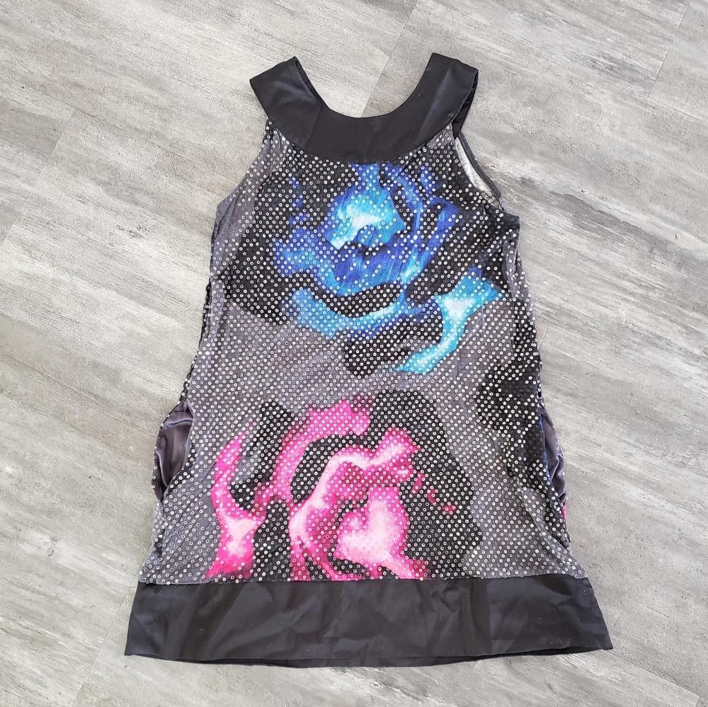 Express Black Blue Rose Detailed Express Sequined Mini Size XS / US 0-2 / IT 36-38 - 2 Thumbnail