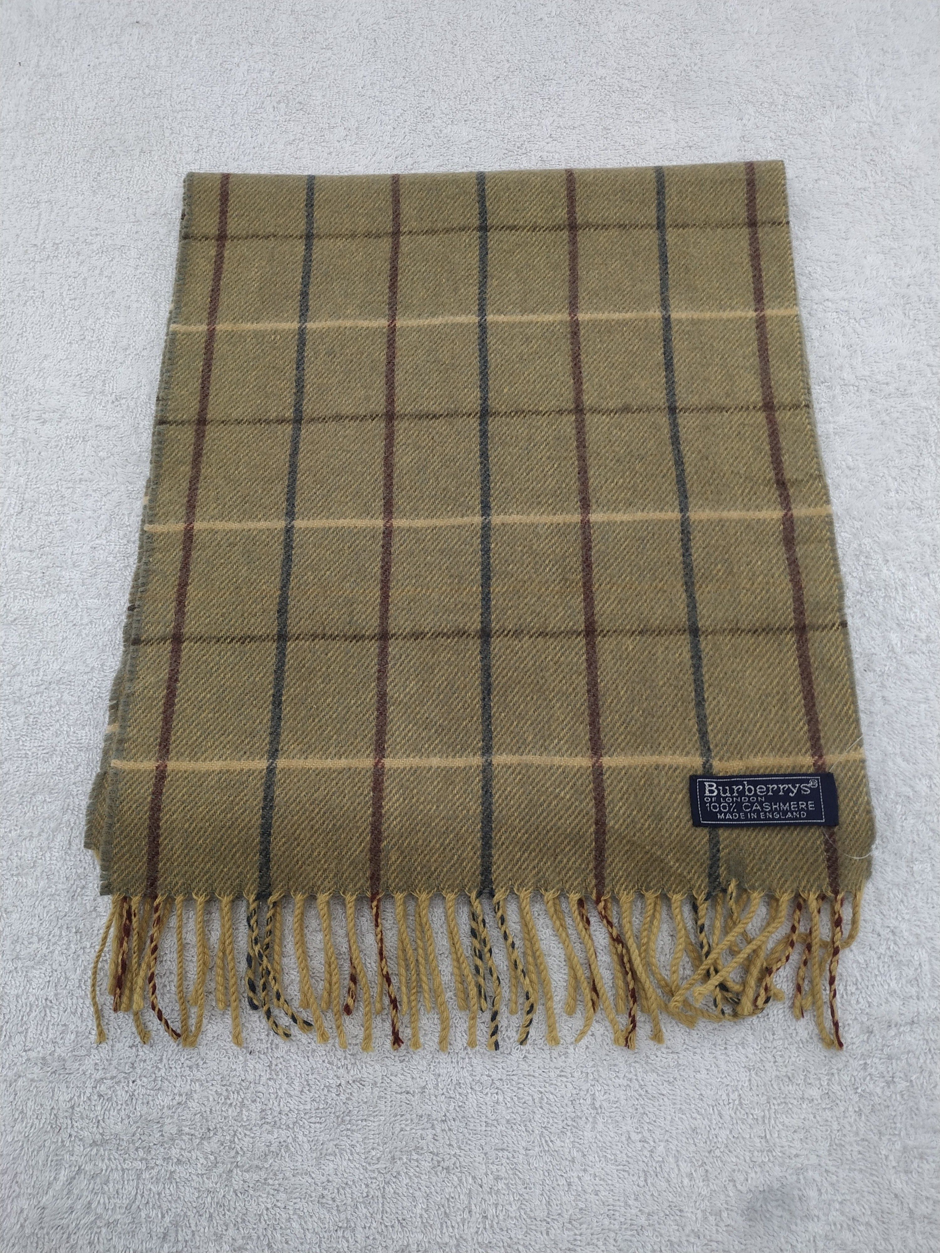 Burberry × Vintage Burberry Scarf / Muffler / Neckwear - WW775 Size ONE SIZE - 2 Thumbnail
