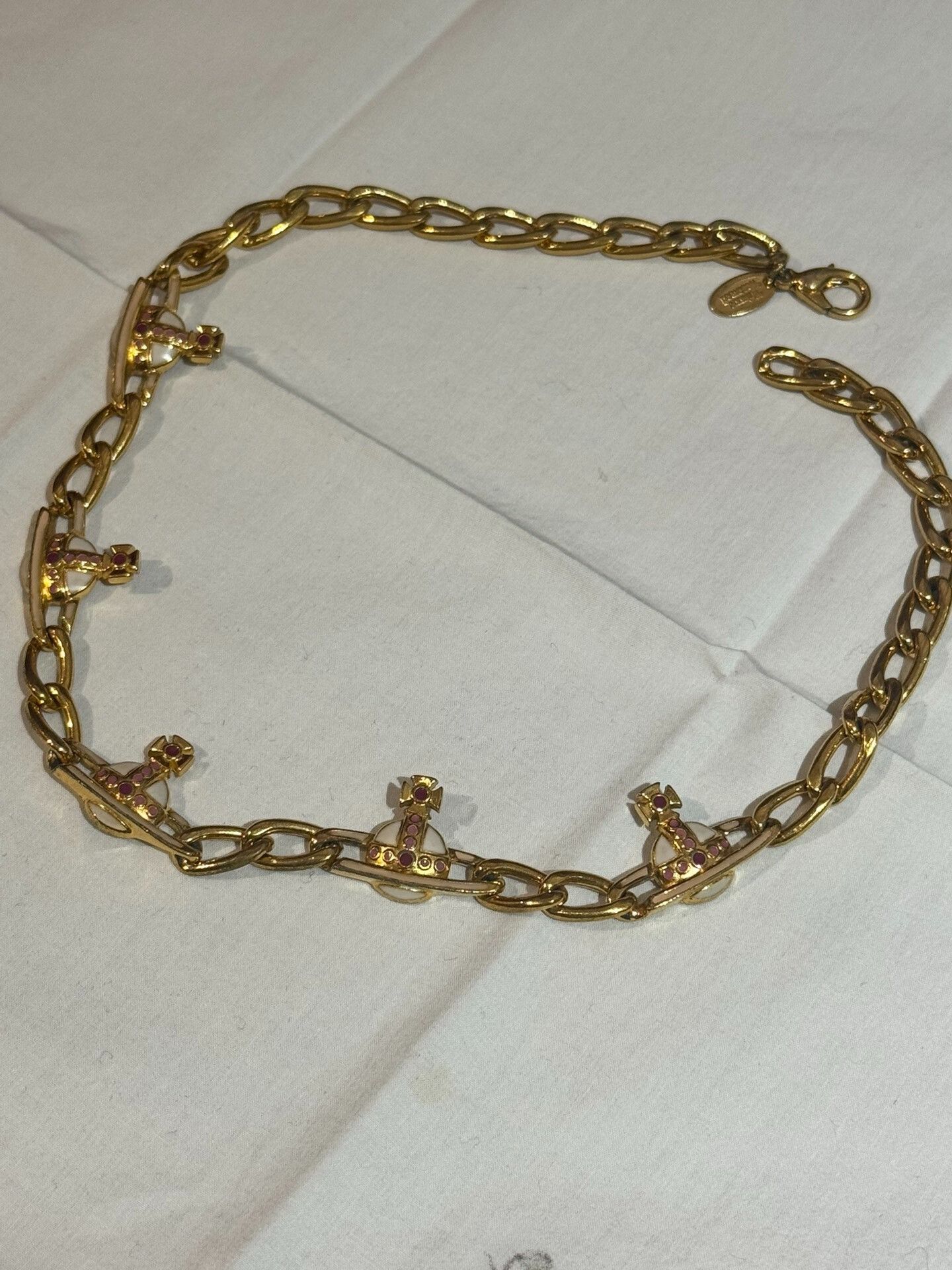 Vivienne Westwood vivienne westwood five-saturn choker necklace Size ONE SIZE - 1 Thumbnail