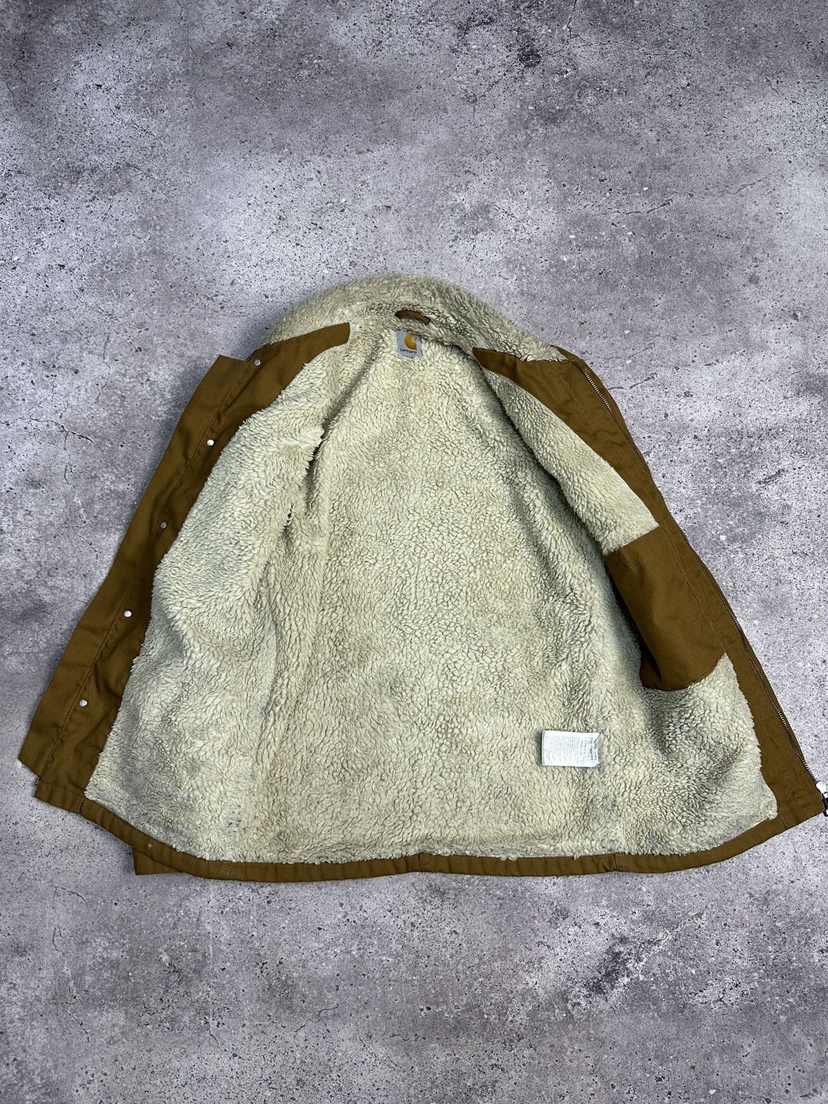 Carhartt × Vintage Vintage Carhartt Phoenix Coat Jacket Sherpa Work Y2K Size US S / EU 44-46 / 1 - 8 Thumbnail