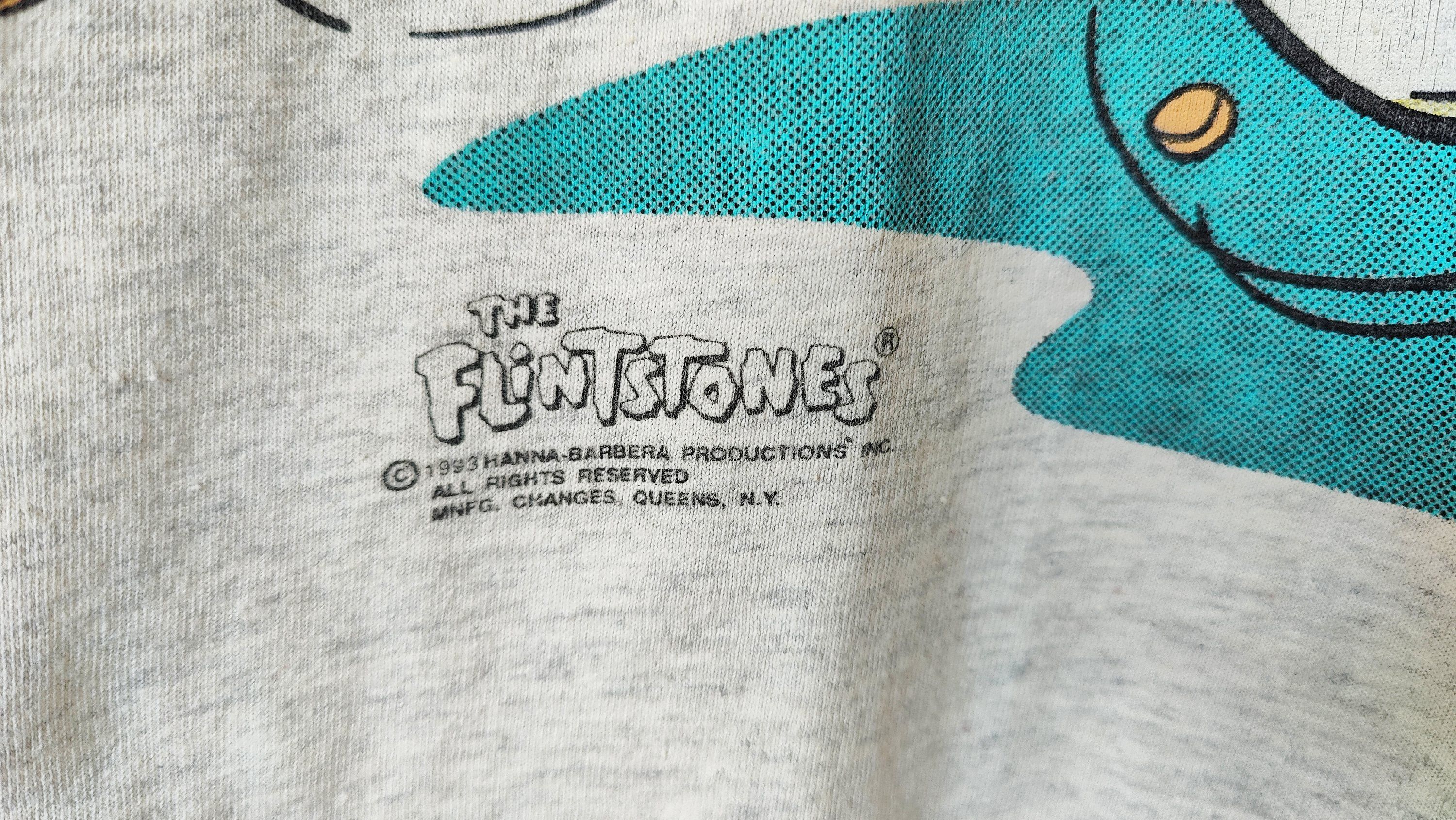 Vintage Flinstones 1993 AOP Full Print VTG Cartoon Tshirt Vintage Size US L / EU 52-54 / 3 - 5 Thumbnail