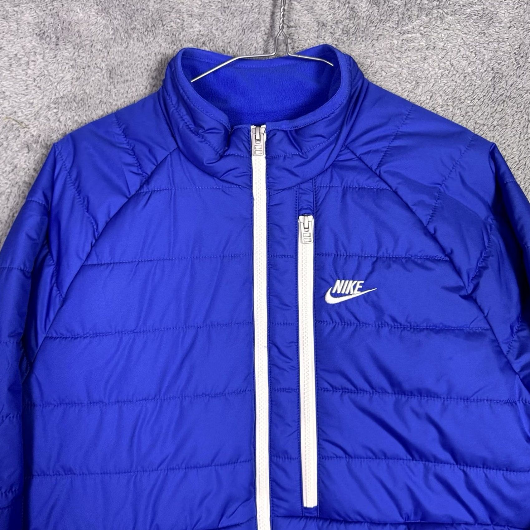 Nike Nike Jacket Mens M Therma Fit Quilted Puffer Legacy Blue Full Zip Fleece DQ4929 Size US M / EU 48-50 / 2 - 5 Thumbnail