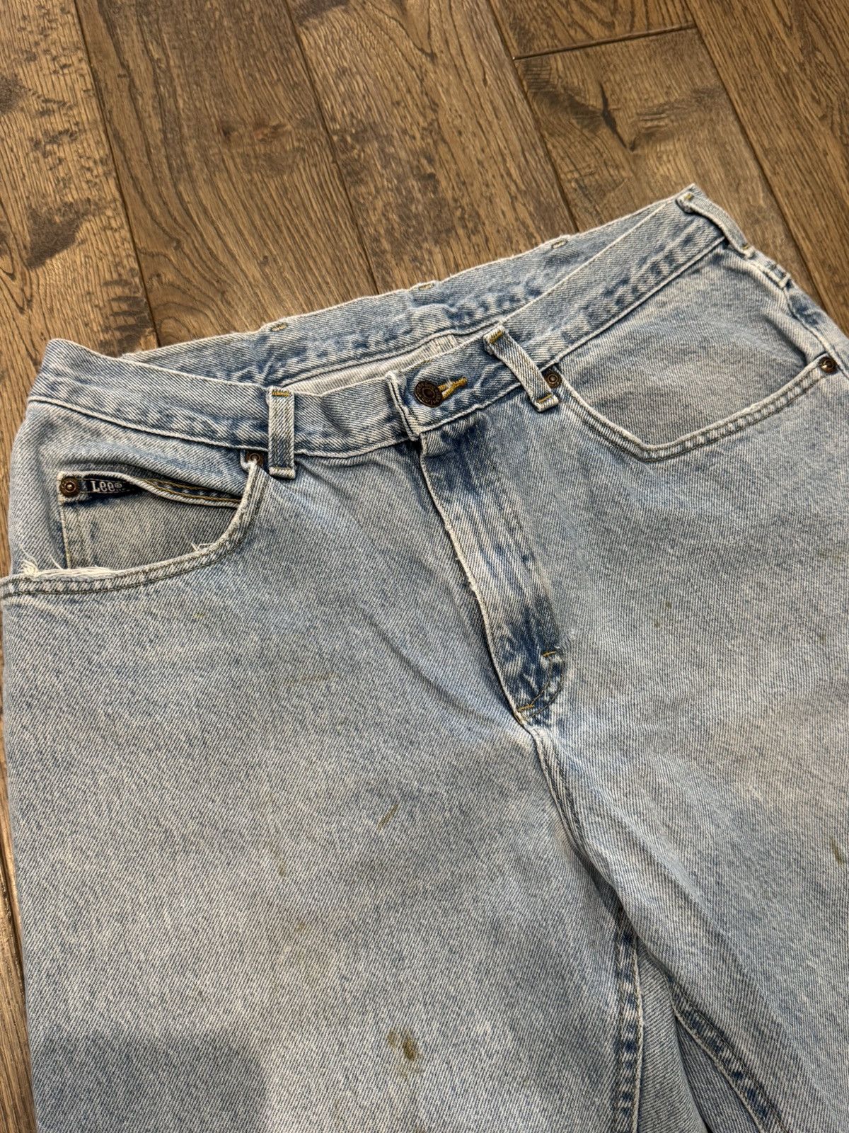 Lee Vintage 90s Lee High-Waisted Tapered "Mom" Jeans Size 32" / US 10 / IT 46 - 4 Thumbnail