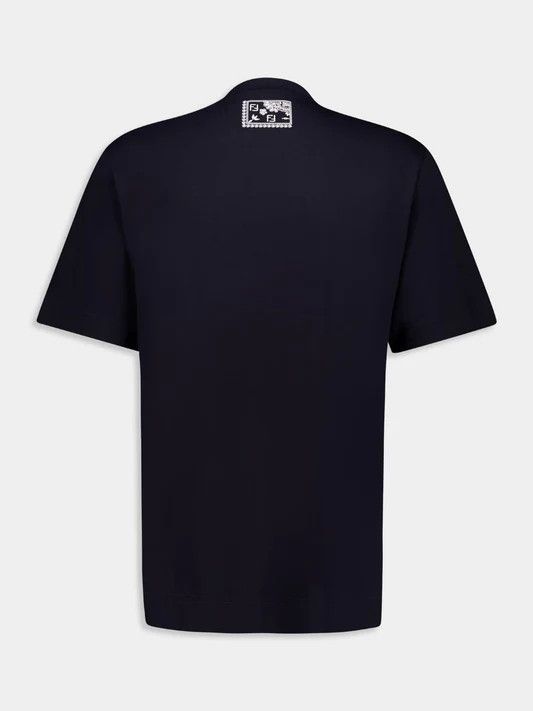 Fendi o1s1wg110526 T-Shirt in Dark Blue Size US L / EU 52-54 / 3 - 2 Thumbnail